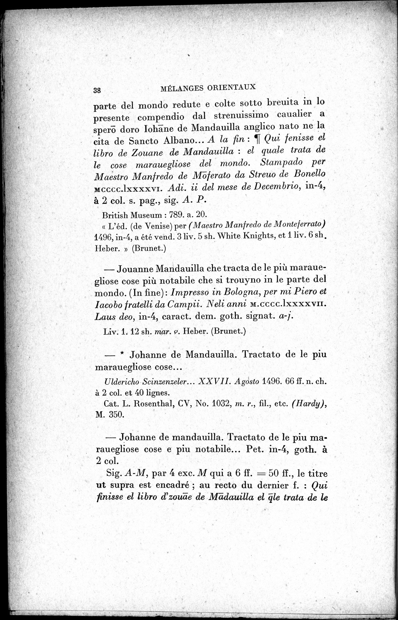 Mélanges d'Histoire et de Géographie Orientales : vol.1 / 46 ページ（白黒高解像度画像）