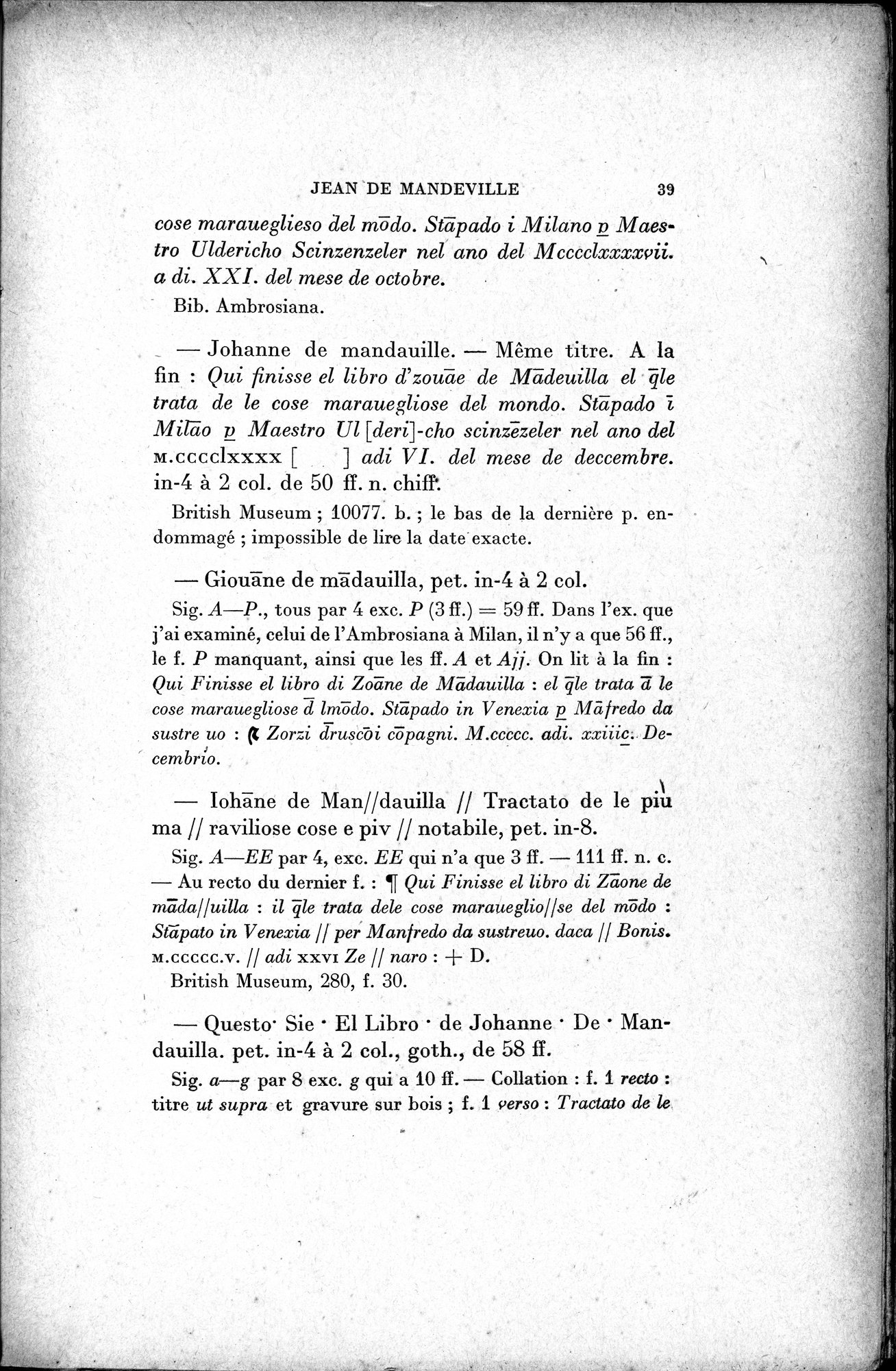 Mélanges d'Histoire et de Géographie Orientales : vol.1 / 47 ページ（白黒高解像度画像）
