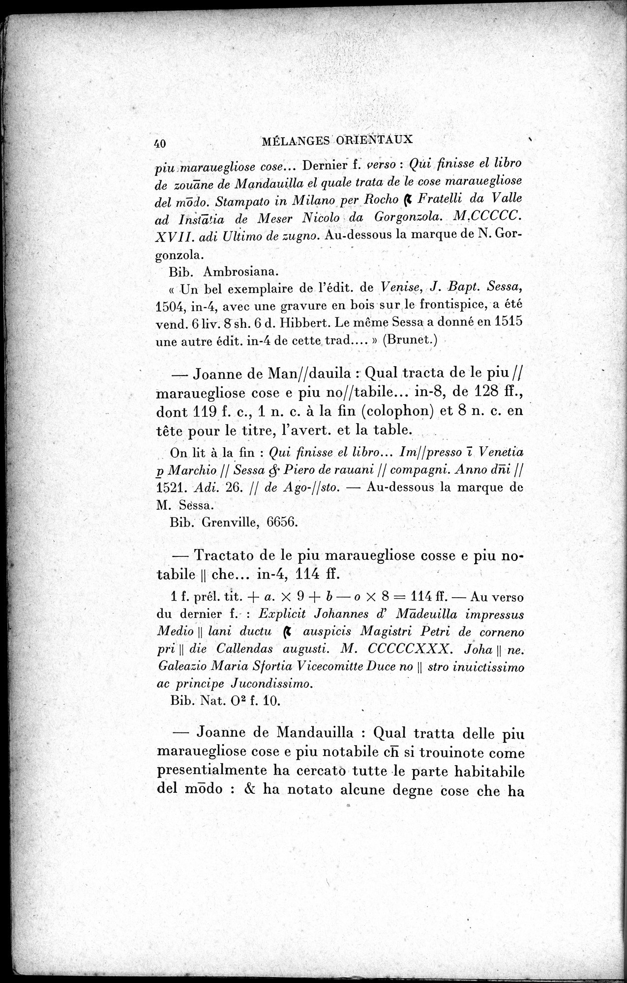 Mélanges d'Histoire et de Géographie Orientales : vol.1 / 48 ページ（白黒高解像度画像）