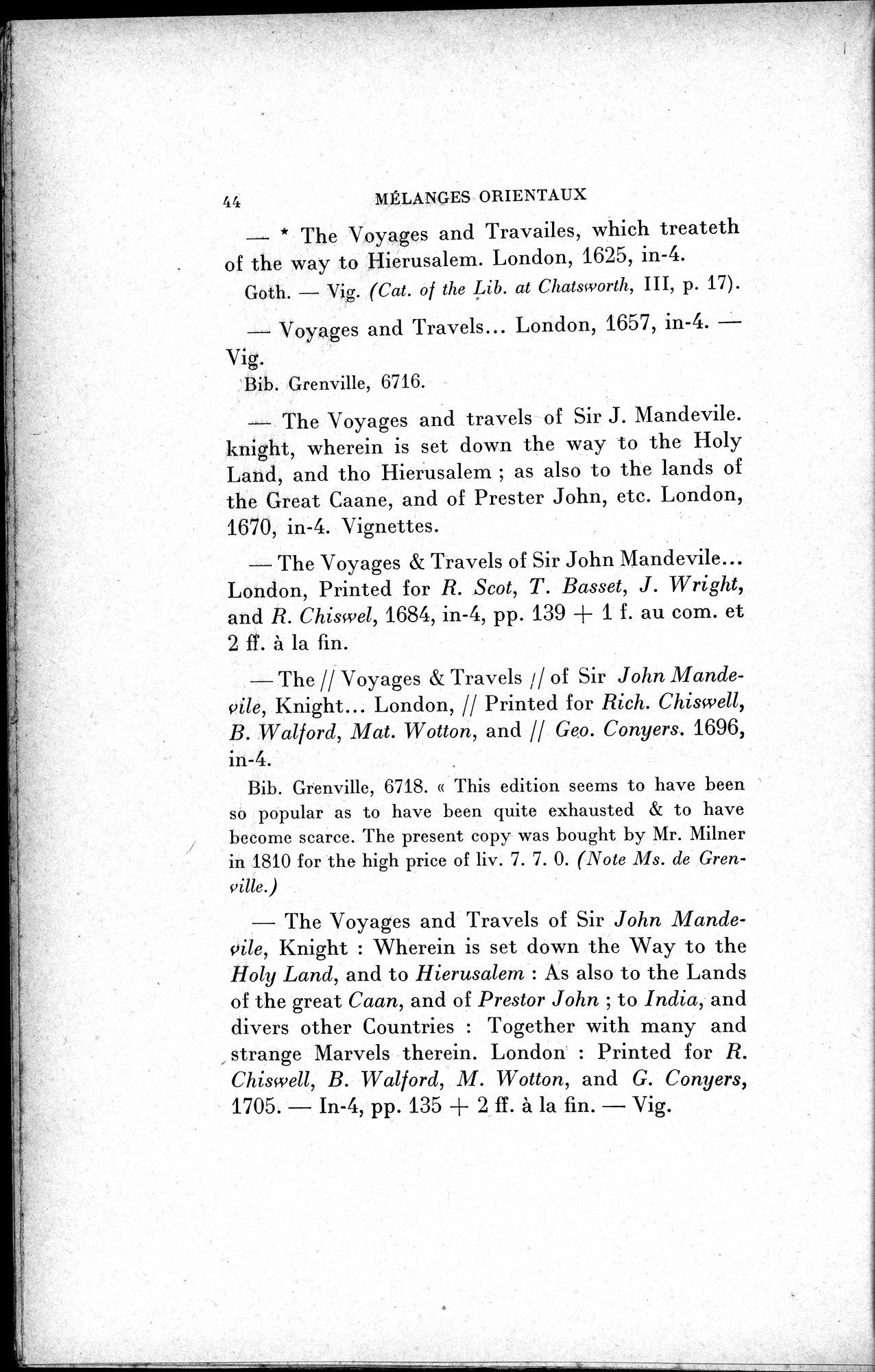 Mélanges d'Histoire et de Géographie Orientales : vol.1 / Page 52 (Grayscale High Resolution Image)
