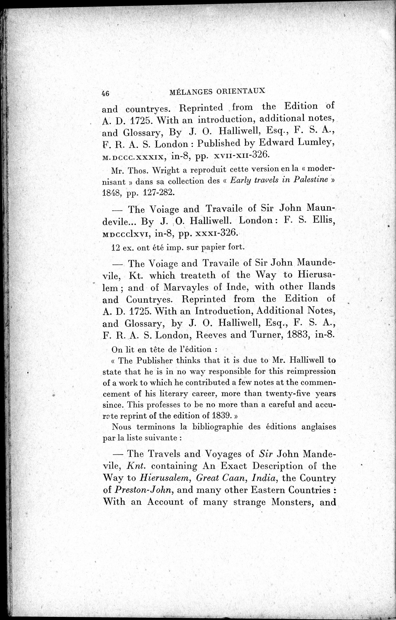 Mélanges d'Histoire et de Géographie Orientales : vol.1 / 54 ページ（白黒高解像度画像）