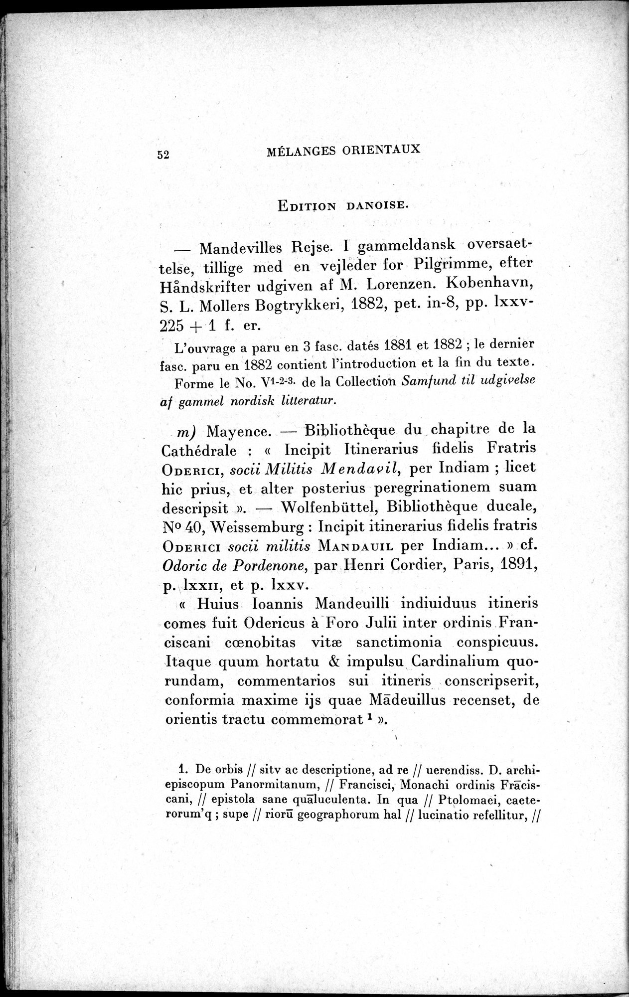 Mélanges d'Histoire et de Géographie Orientales : vol.1 / 60 ページ（白黒高解像度画像）