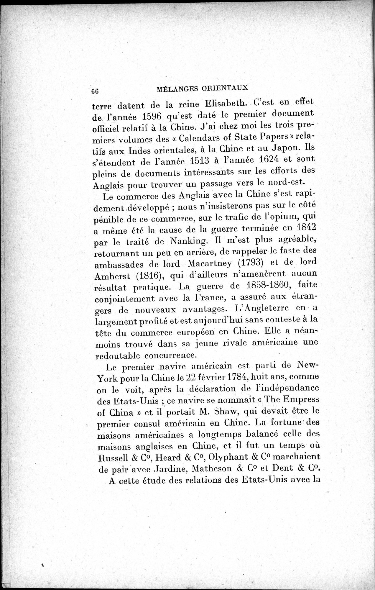Mélanges d'Histoire et de Géographie Orientales : vol.1 / 74 ページ（白黒高解像度画像）