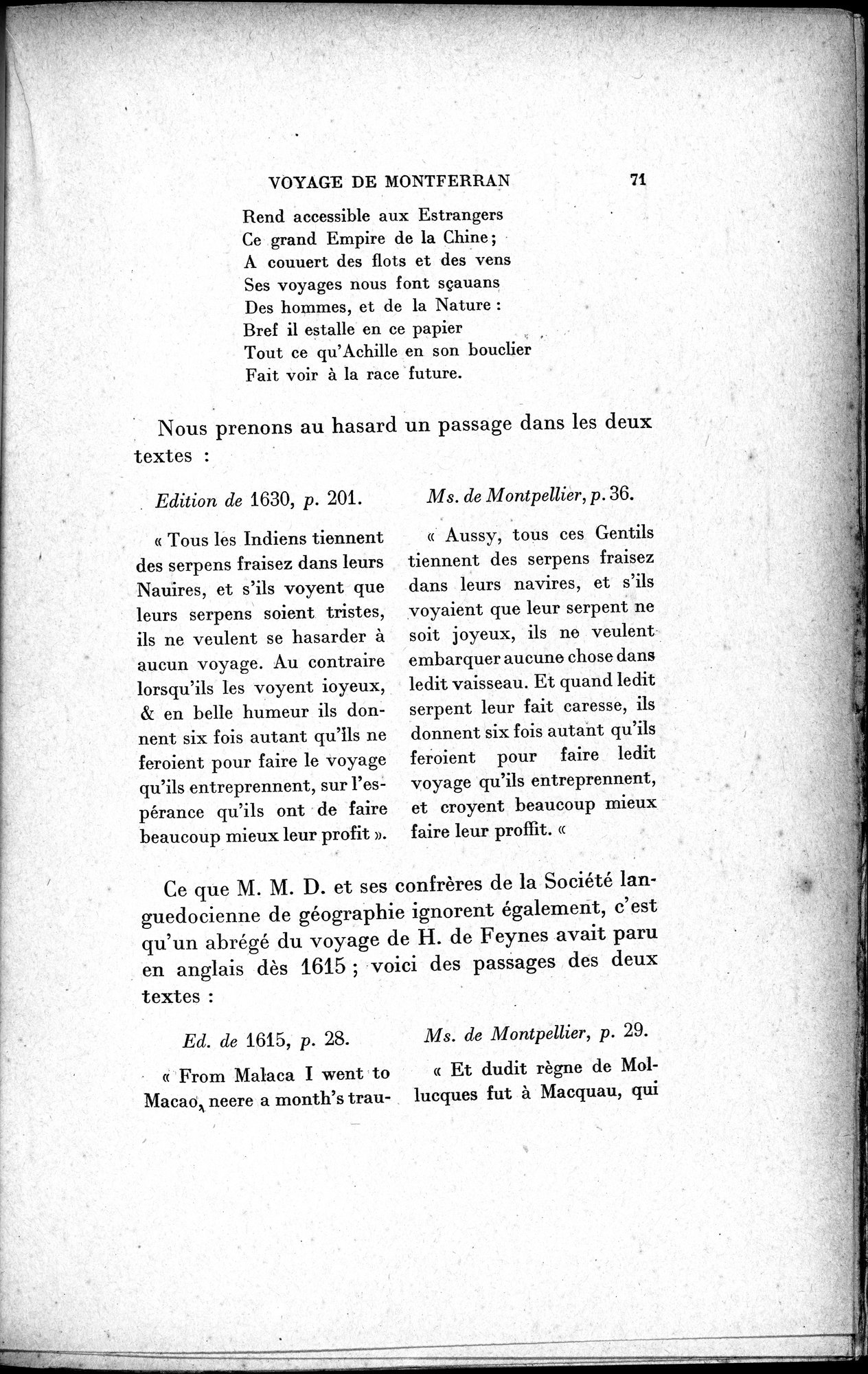 Mélanges d'Histoire et de Géographie Orientales : vol.1 / 79 ページ（白黒高解像度画像）