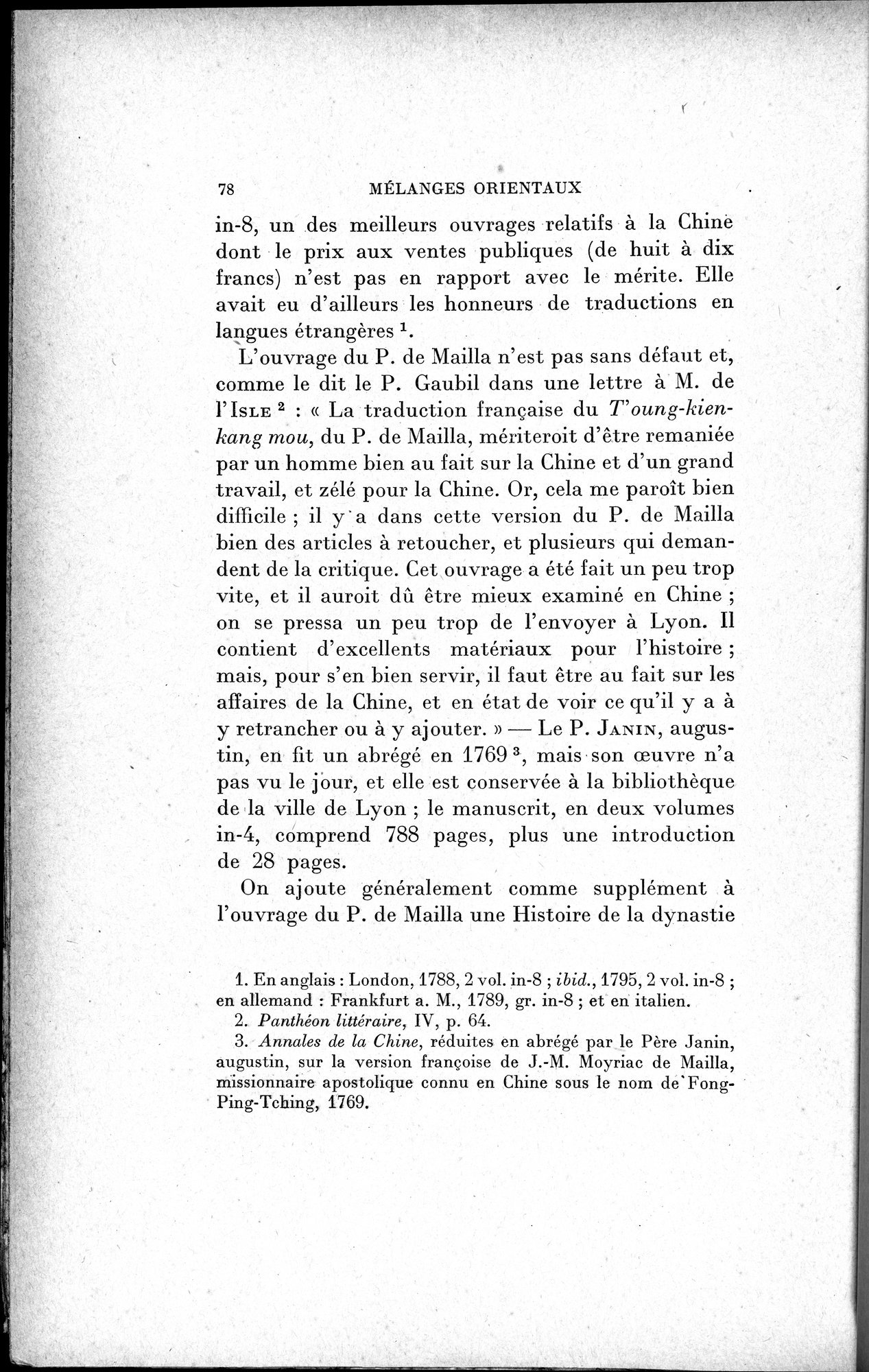 Mélanges d'Histoire et de Géographie Orientales : vol.1 / 86 ページ（白黒高解像度画像）