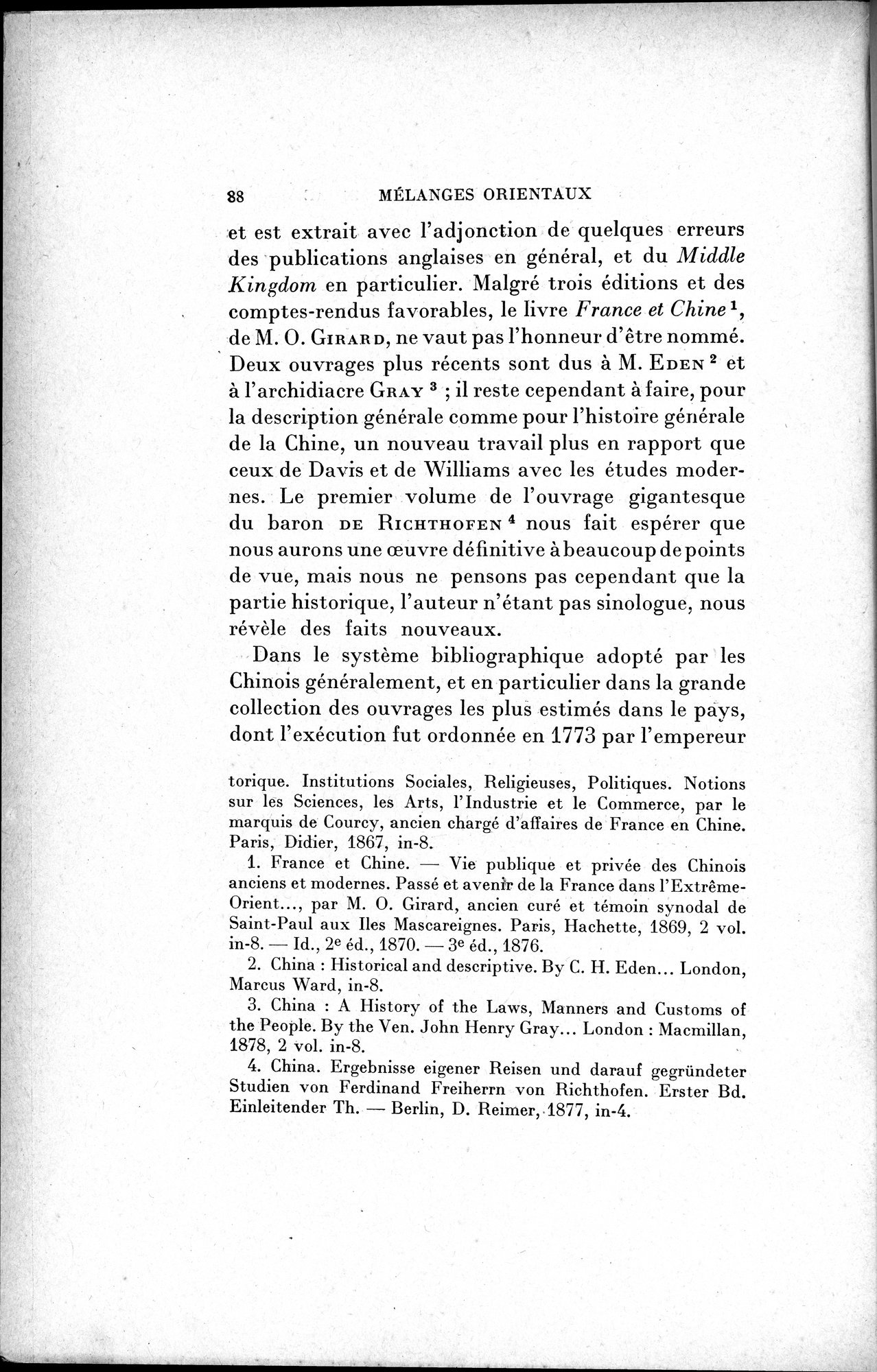 Mélanges d'Histoire et de Géographie Orientales : vol.1 / 96 ページ（白黒高解像度画像）
