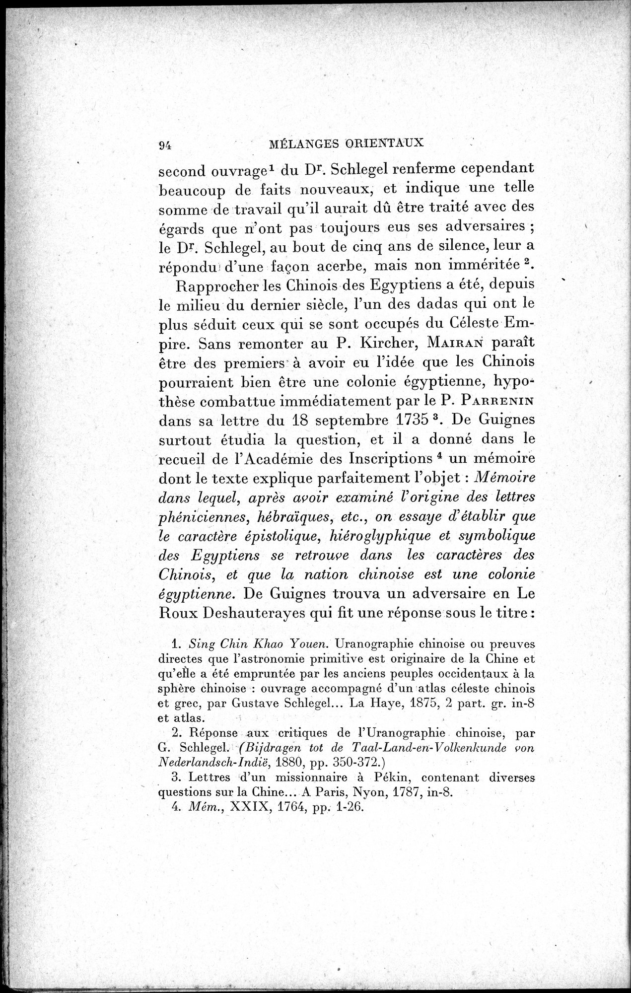 Mélanges d'Histoire et de Géographie Orientales : vol.1 / 102 ページ（白黒高解像度画像）