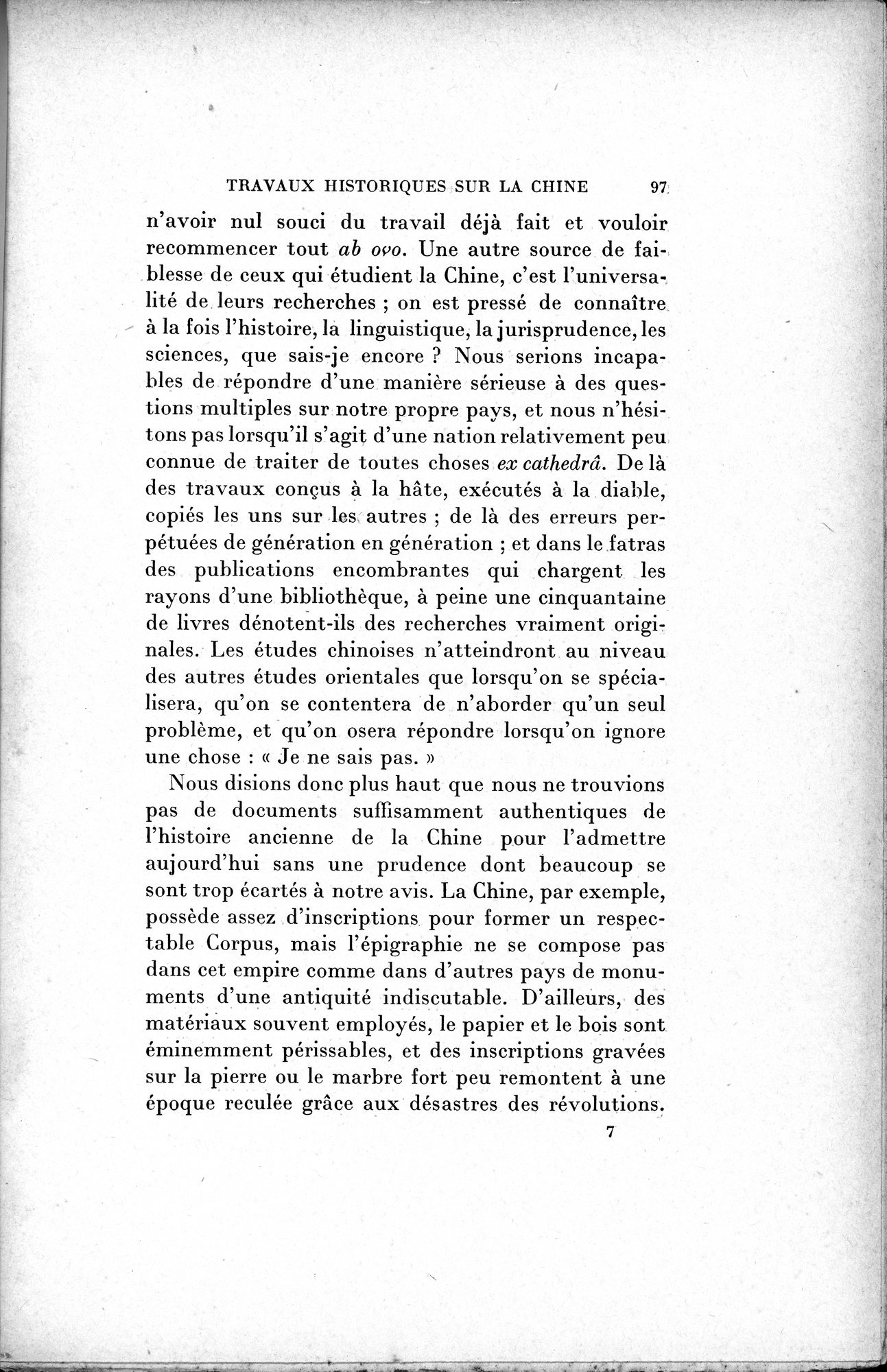 Mélanges d'Histoire et de Géographie Orientales : vol.1 / 105 ページ（白黒高解像度画像）