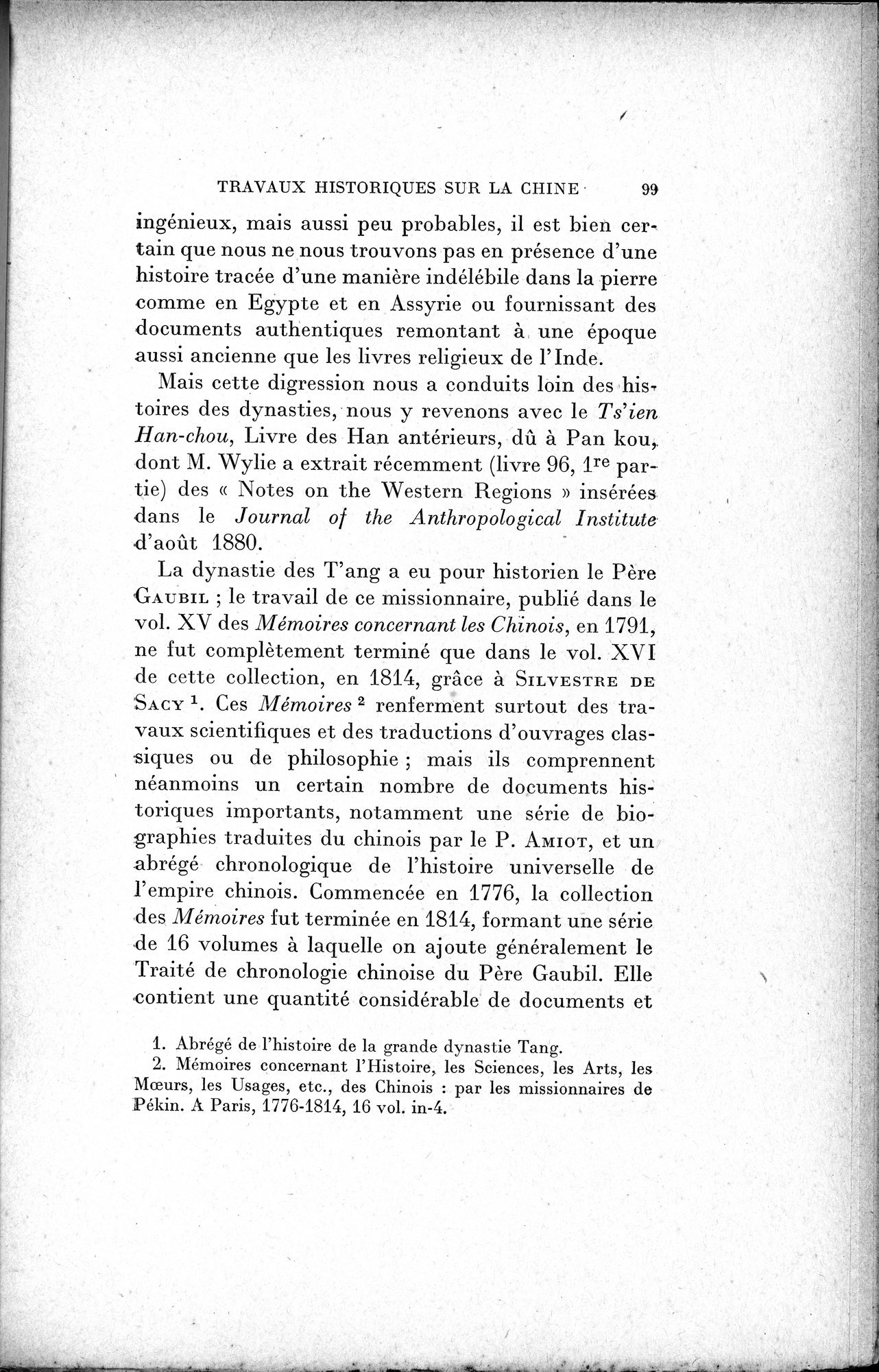 Mélanges d'Histoire et de Géographie Orientales : vol.1 / 107 ページ（白黒高解像度画像）