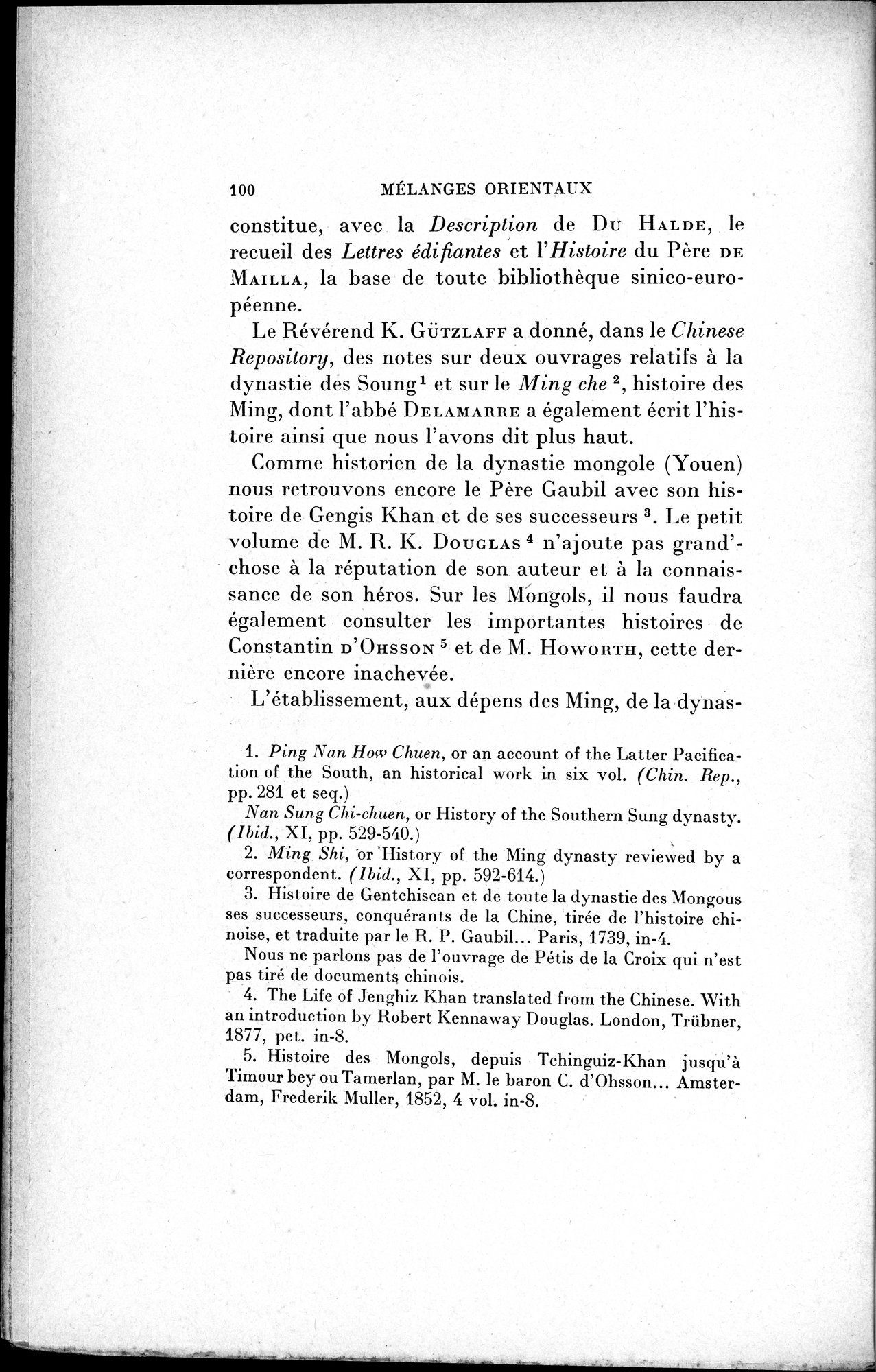 Mélanges d'Histoire et de Géographie Orientales : vol.1 / 108 ページ（白黒高解像度画像）
