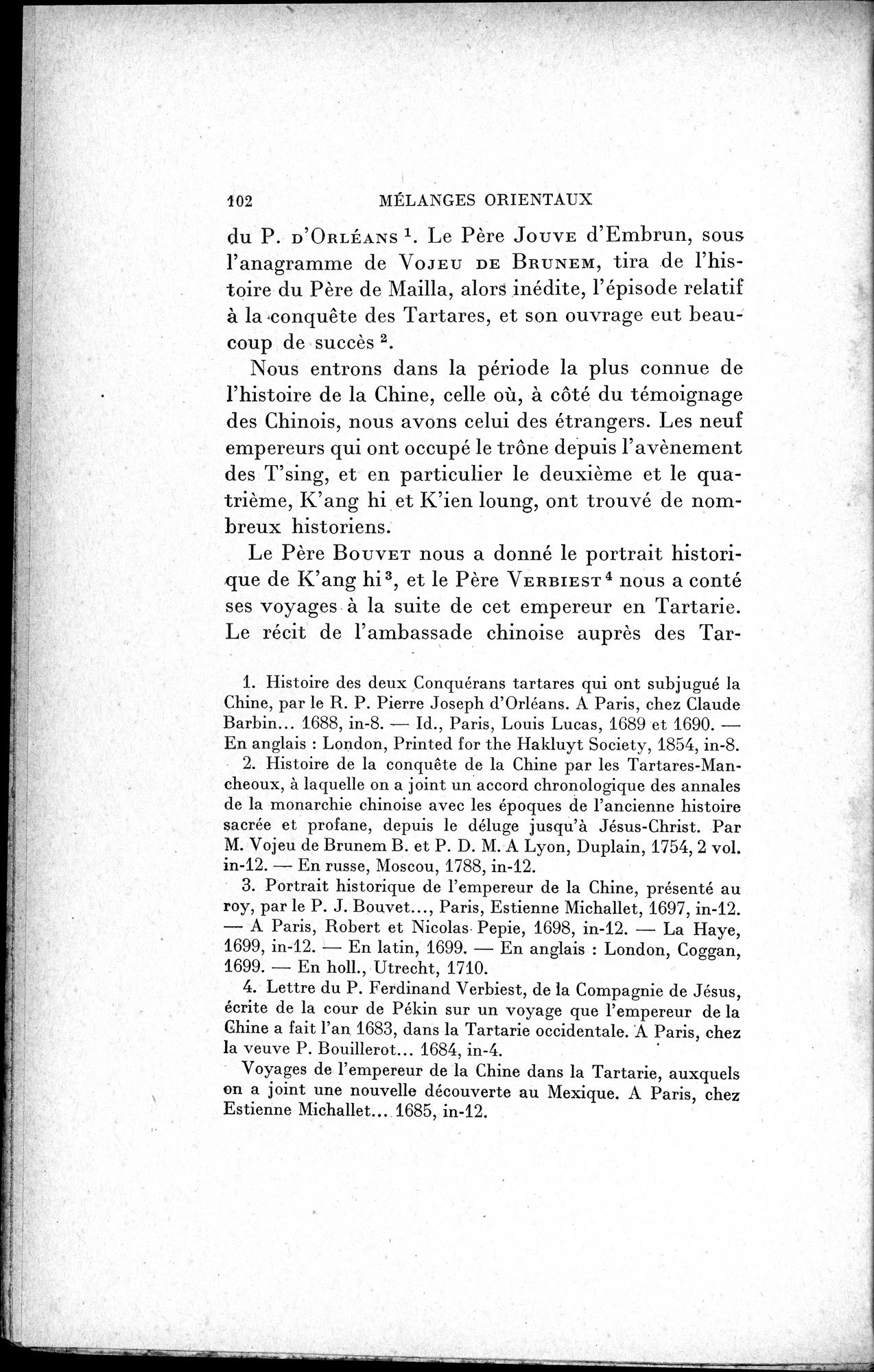 Mélanges d'Histoire et de Géographie Orientales : vol.1 / 110 ページ（白黒高解像度画像）