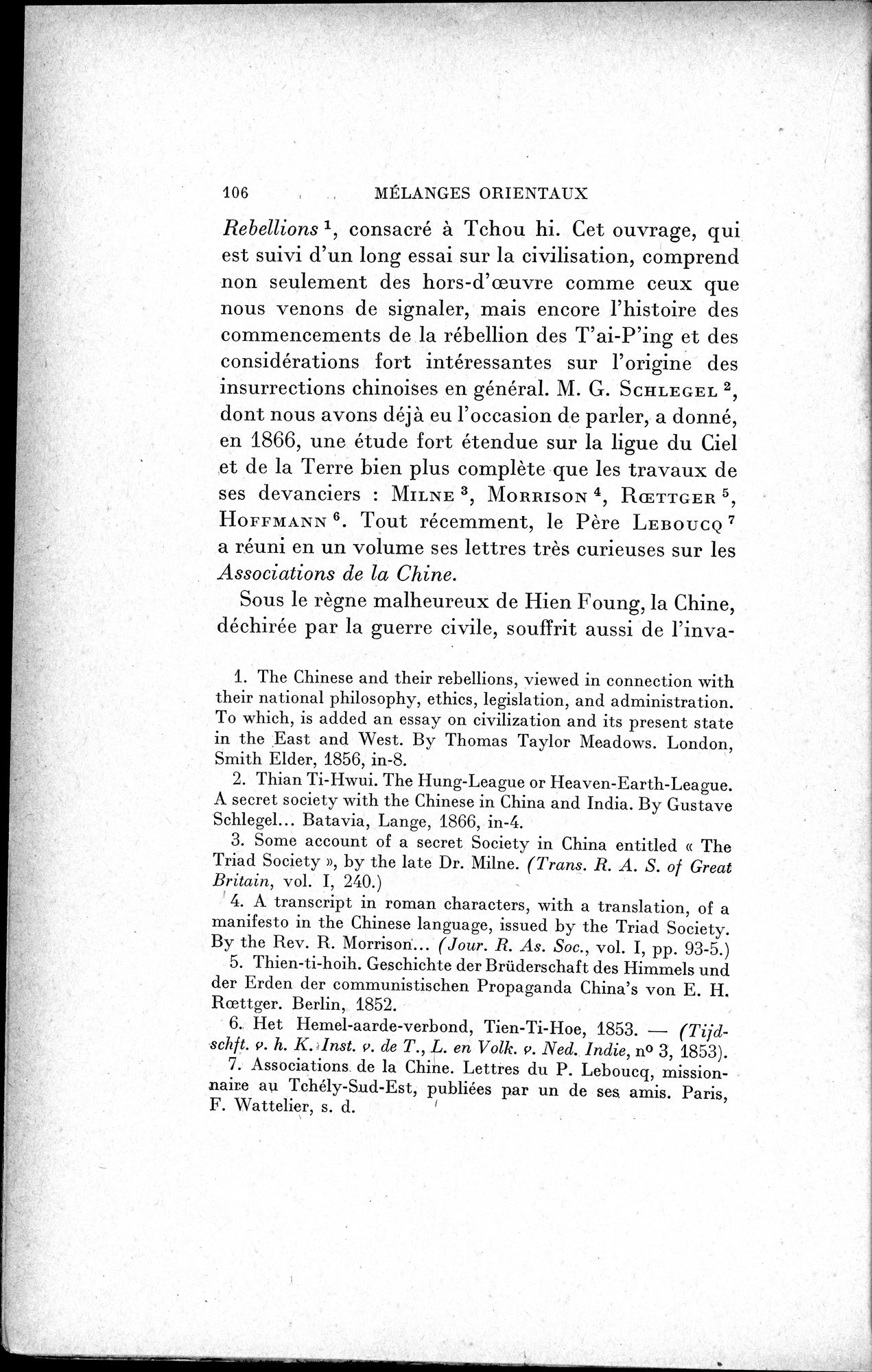 Mélanges d'Histoire et de Géographie Orientales : vol.1 / 114 ページ（白黒高解像度画像）
