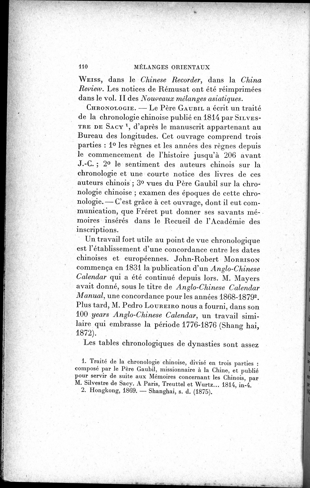 Mélanges d'Histoire et de Géographie Orientales : vol.1 / 118 ページ（白黒高解像度画像）
