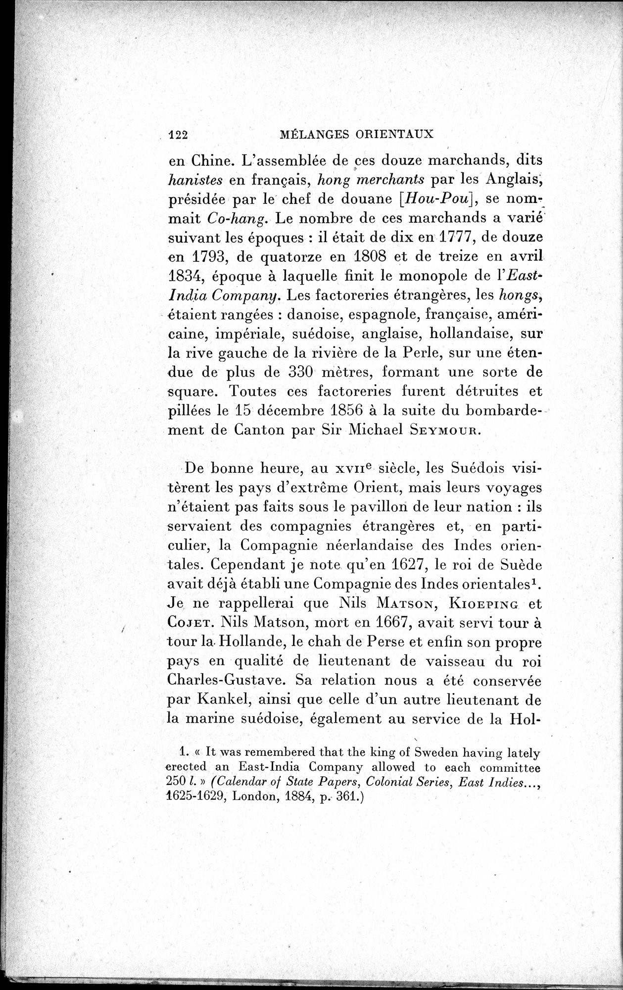 Mélanges d'Histoire et de Géographie Orientales : vol.1 / 130 ページ（白黒高解像度画像）