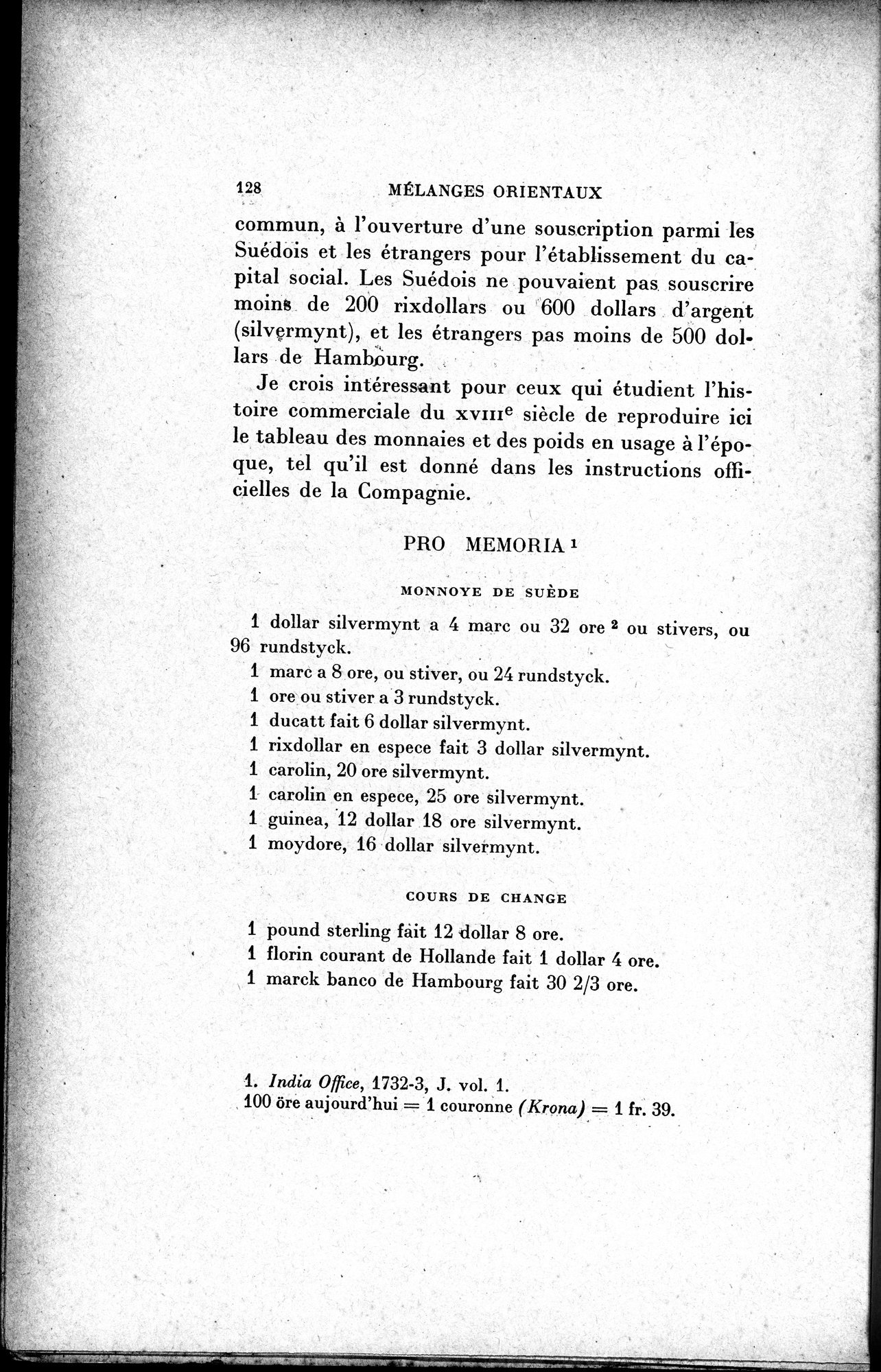 Mélanges d'Histoire et de Géographie Orientales : vol.1 / 136 ページ（白黒高解像度画像）