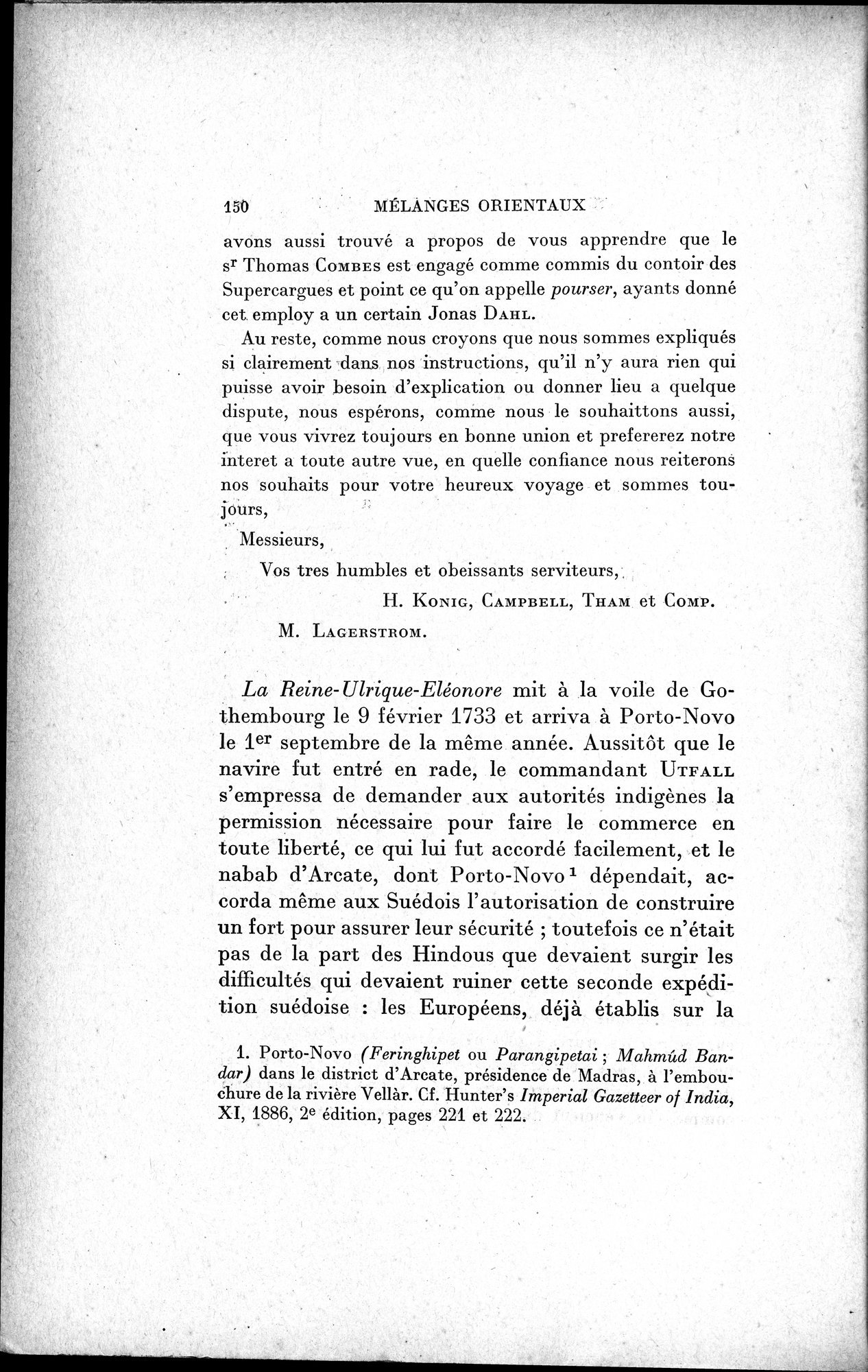 Mélanges d'Histoire et de Géographie Orientales : vol.1 / 158 ページ（白黒高解像度画像）