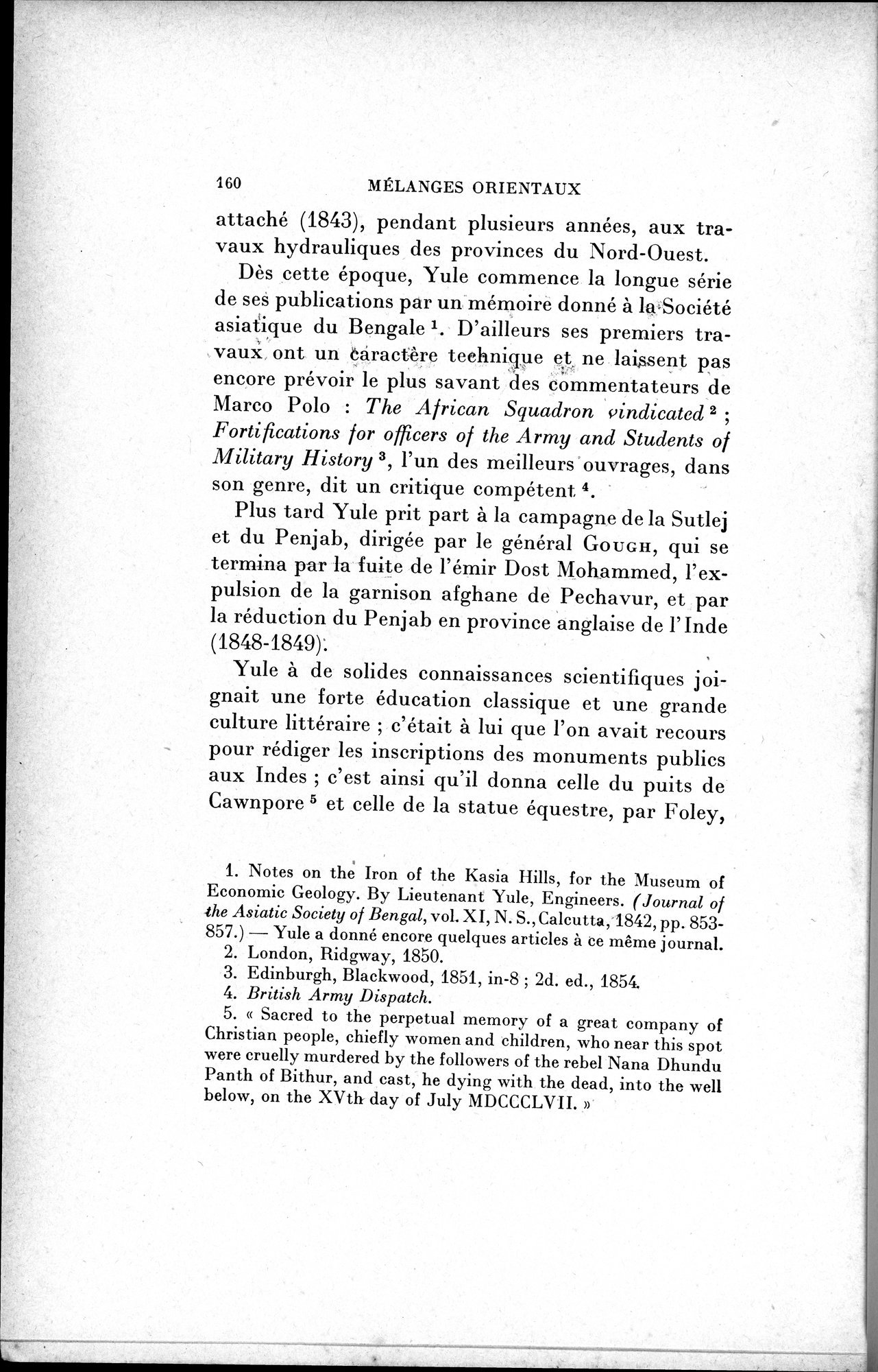 Mélanges d'Histoire et de Géographie Orientales : vol.1 / 168 ページ（白黒高解像度画像）