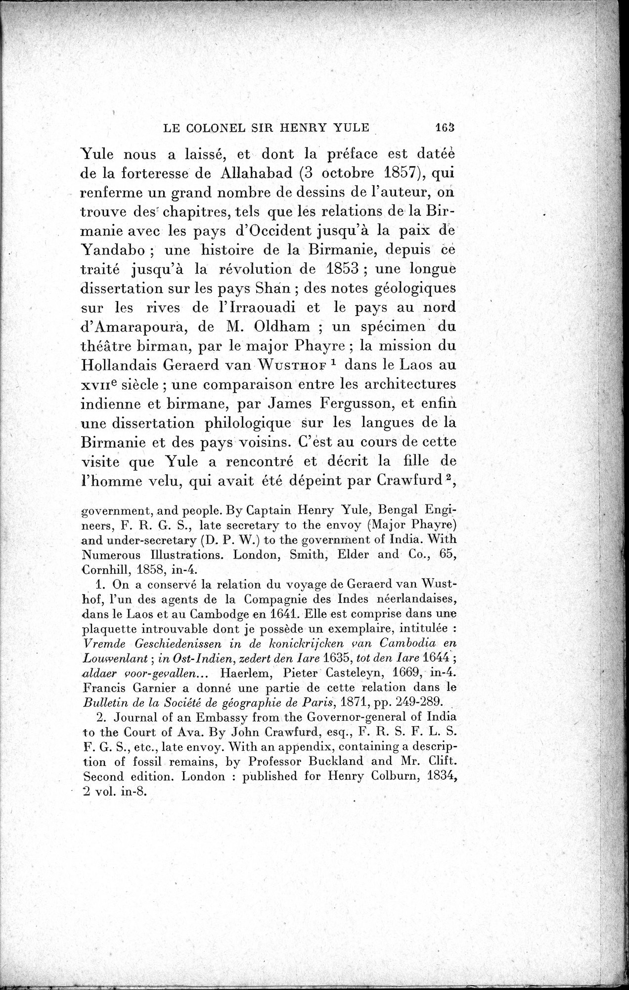 Mélanges d'Histoire et de Géographie Orientales : vol.1 / 171 ページ（白黒高解像度画像）