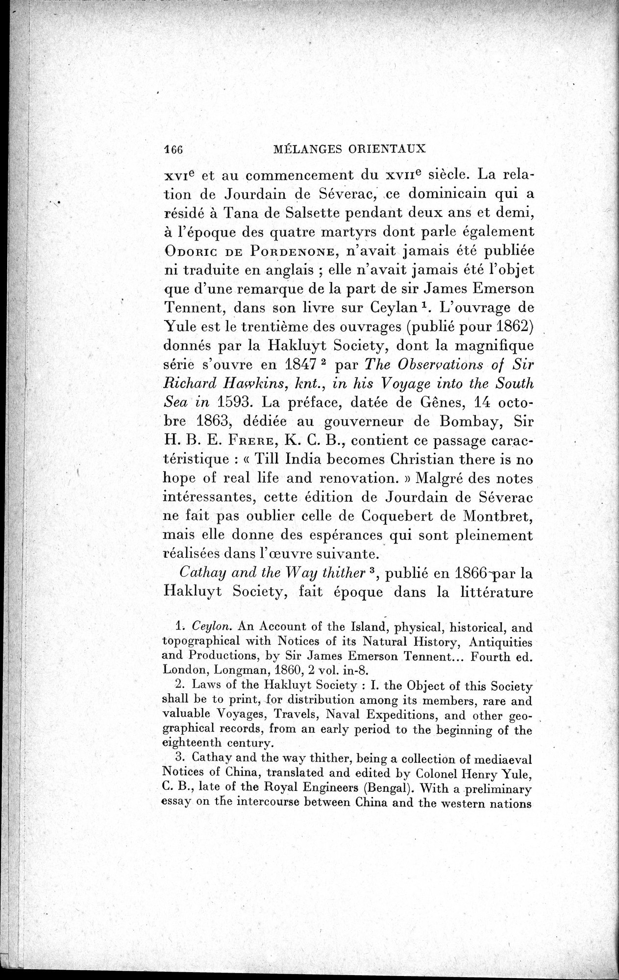 Mélanges d'Histoire et de Géographie Orientales : vol.1 / 174 ページ（白黒高解像度画像）