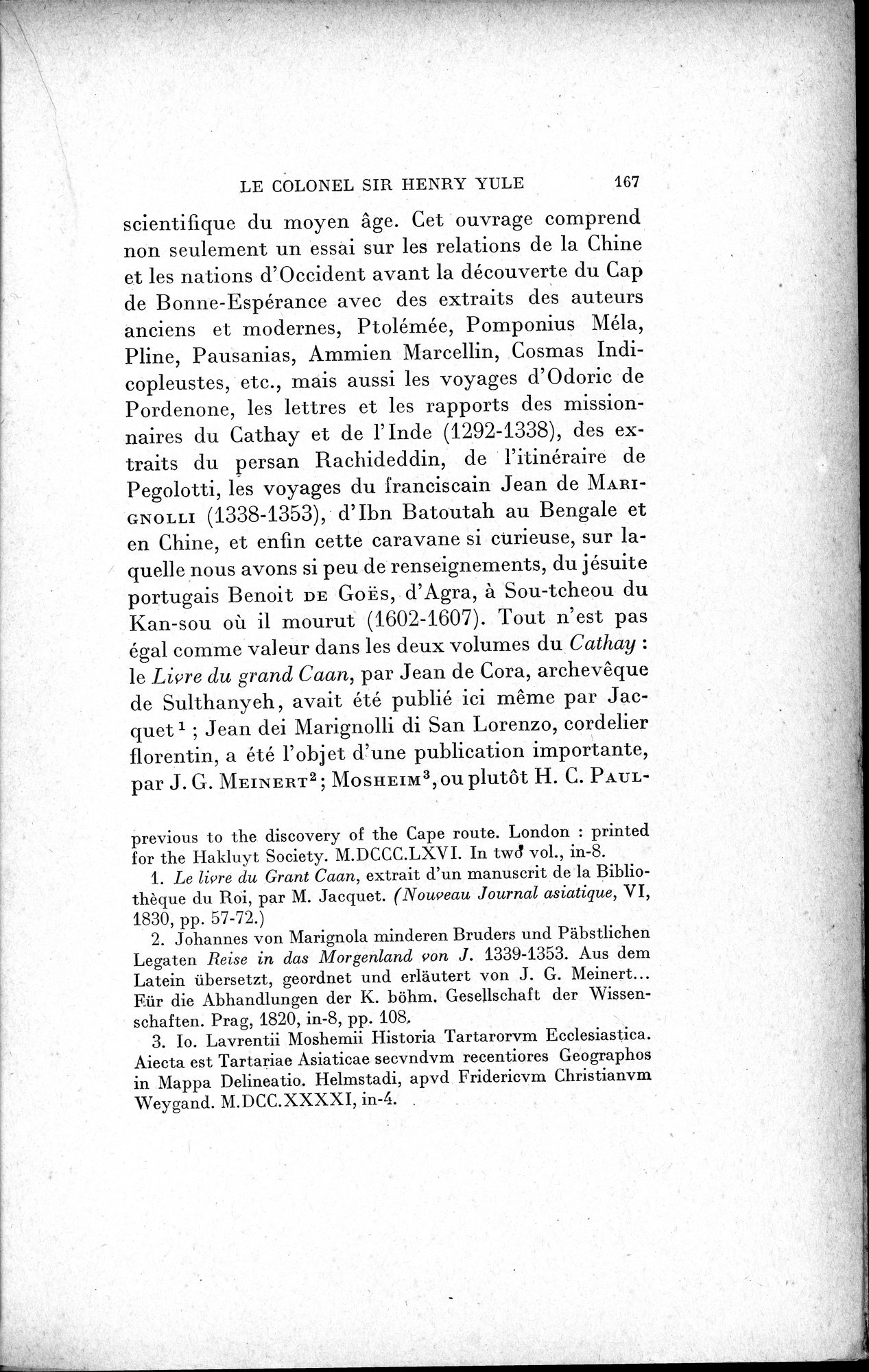 Mélanges d'Histoire et de Géographie Orientales : vol.1 / 175 ページ（白黒高解像度画像）