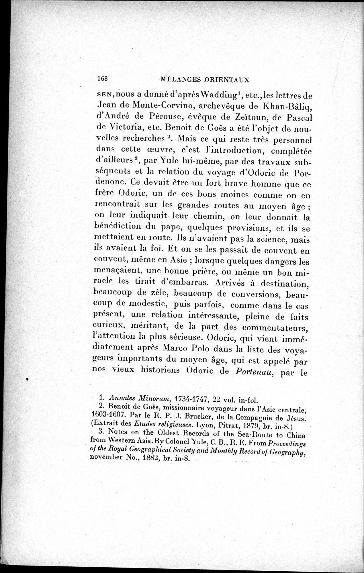Mélanges d'Histoire et de Géographie Orientales : vol.1 / 176 ページ（白黒高解像度画像）