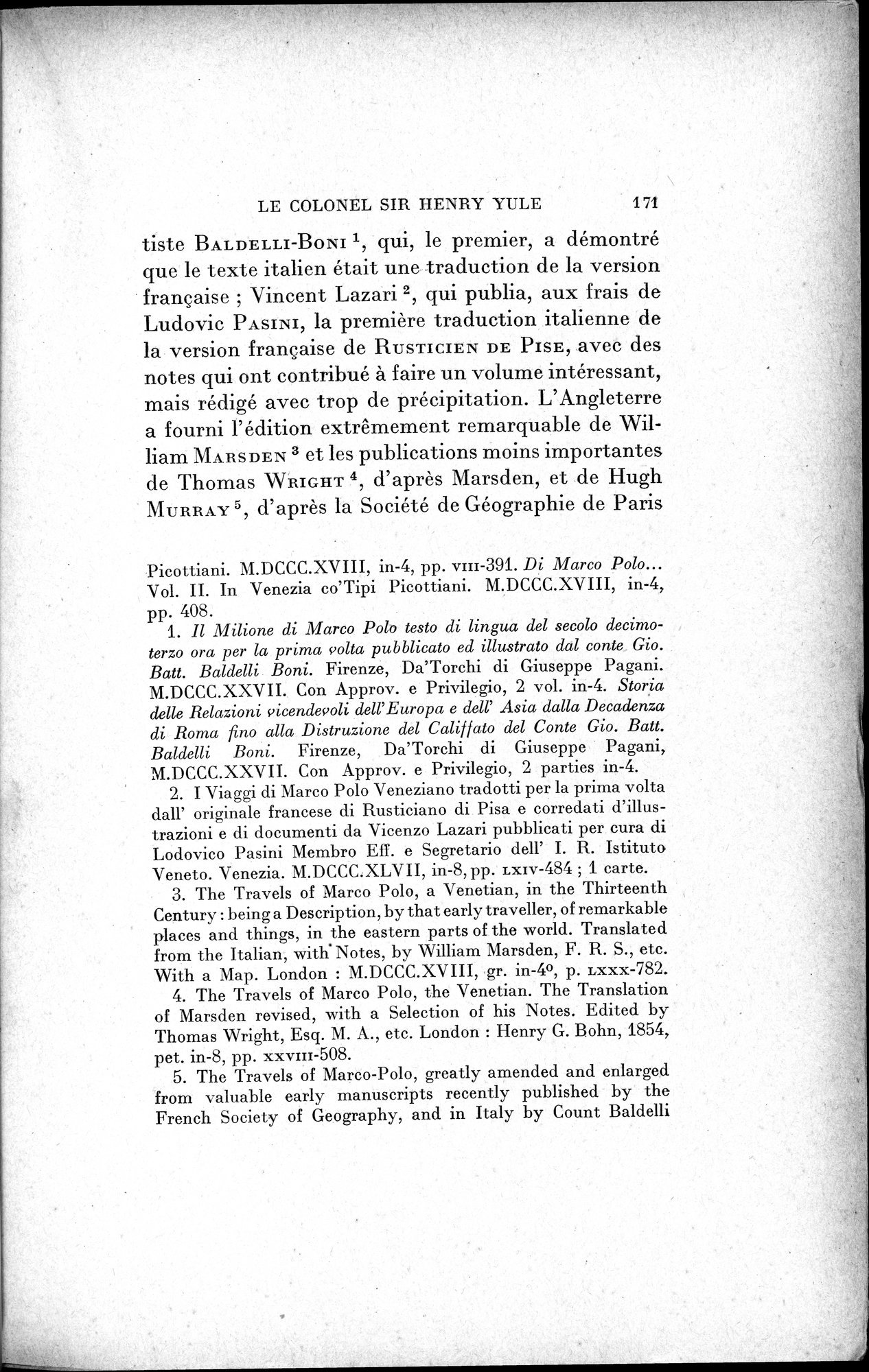 Mélanges d'Histoire et de Géographie Orientales : vol.1 / 179 ページ（白黒高解像度画像）
