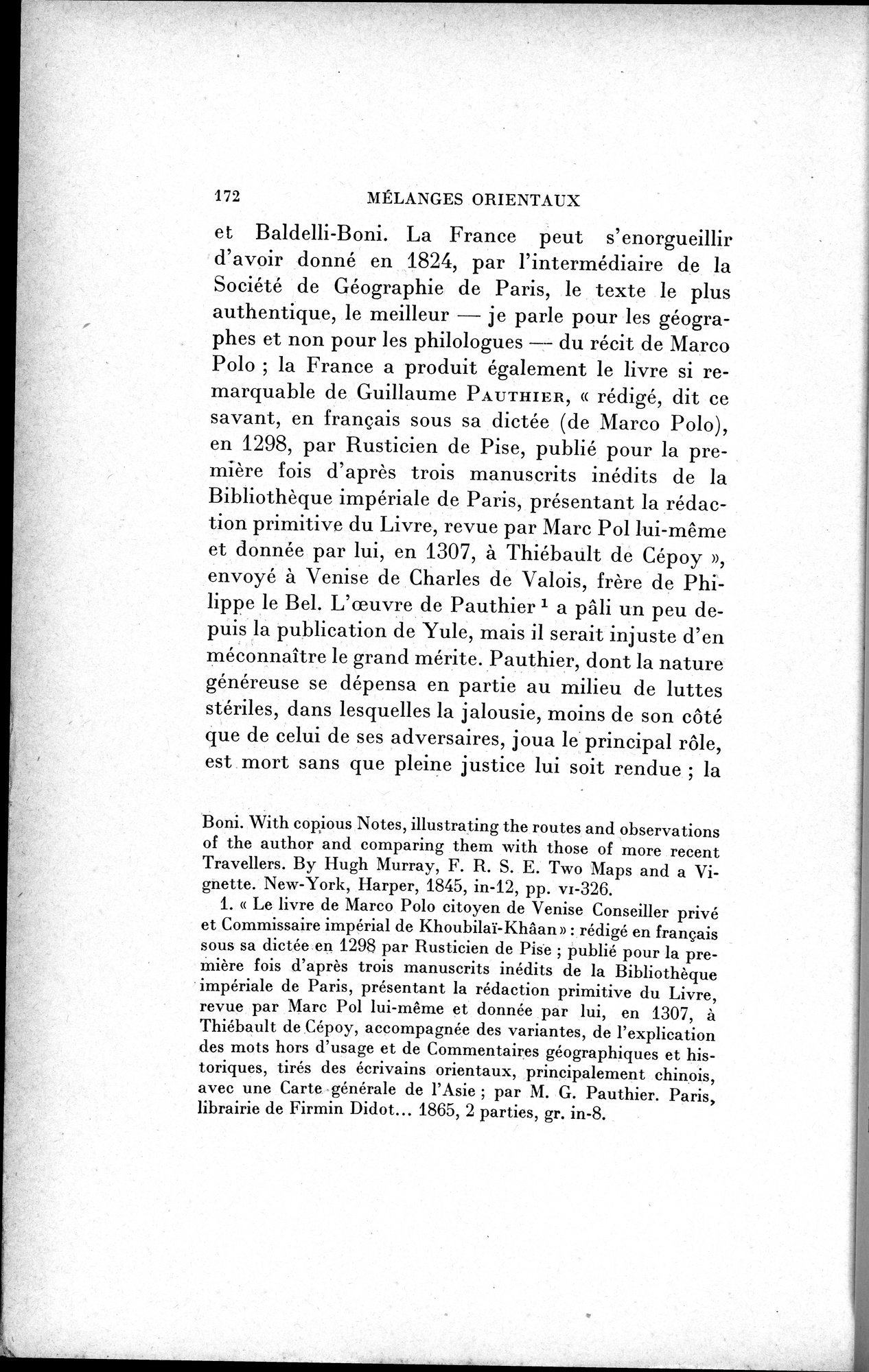 Mélanges d'Histoire et de Géographie Orientales : vol.1 / Page 180 (Grayscale High Resolution Image)