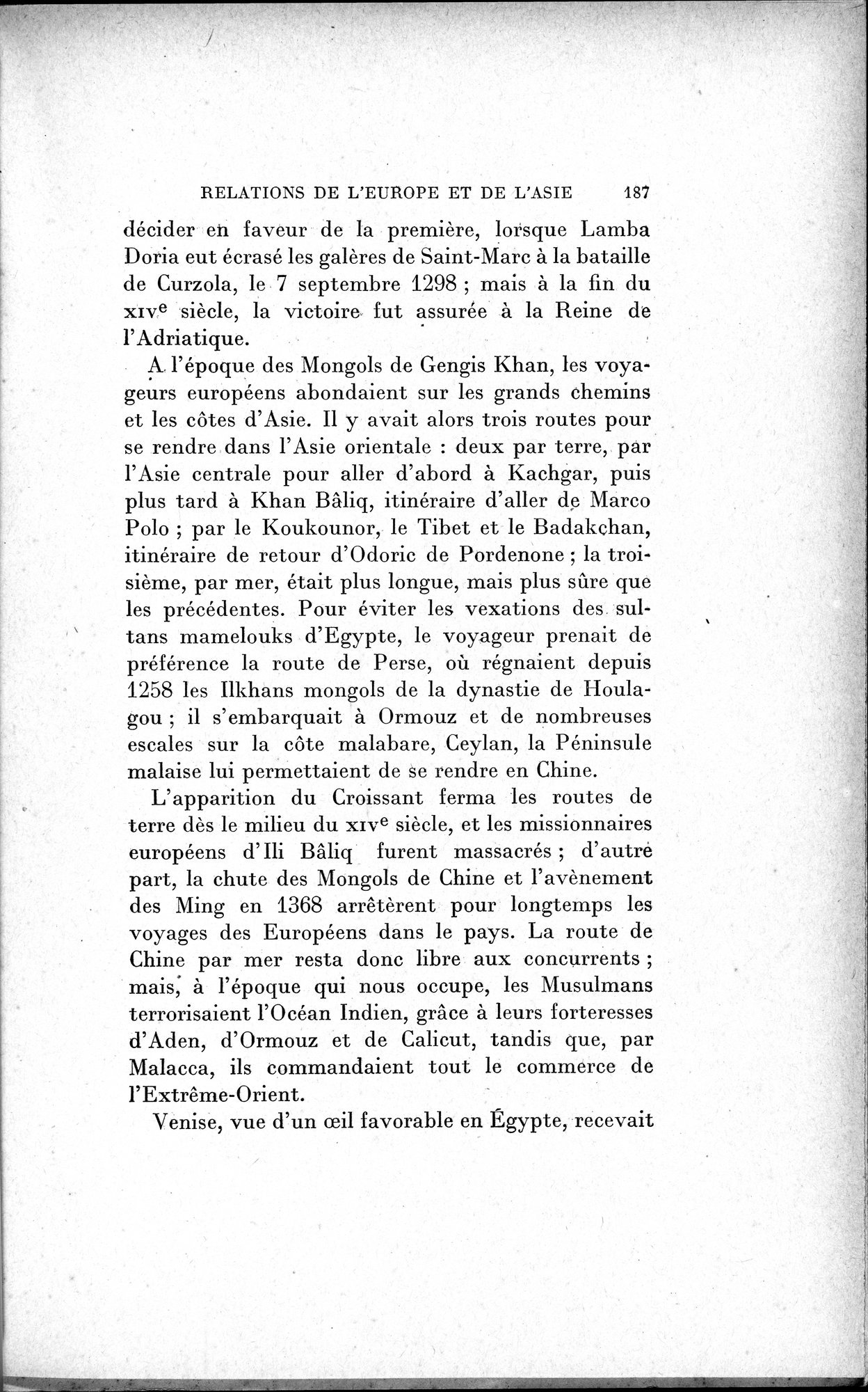 Mélanges d'Histoire et de Géographie Orientales : vol.1 / 195 ページ（白黒高解像度画像）