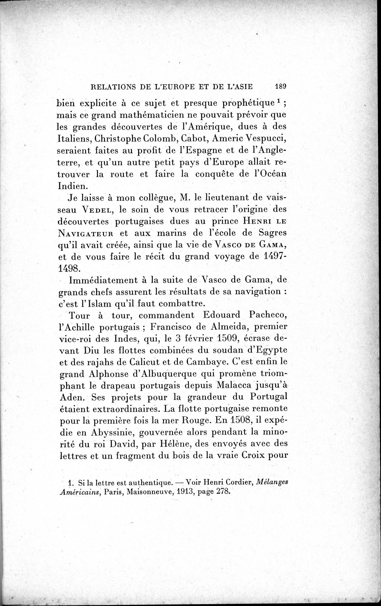 Mélanges d'Histoire et de Géographie Orientales : vol.1 / 197 ページ（白黒高解像度画像）
