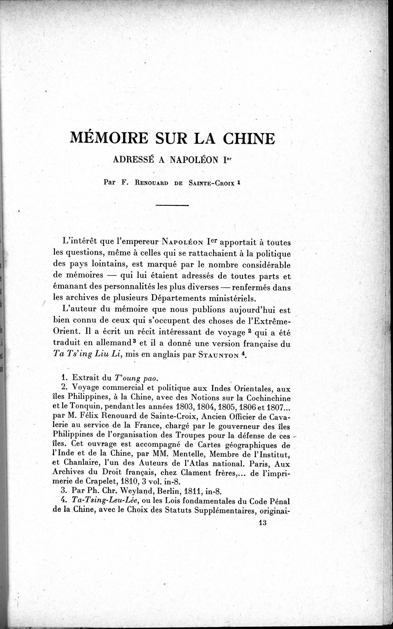 Mélanges d'Histoire et de Géographie Orientales : vol.1 / 201 ページ（白黒高解像度画像）