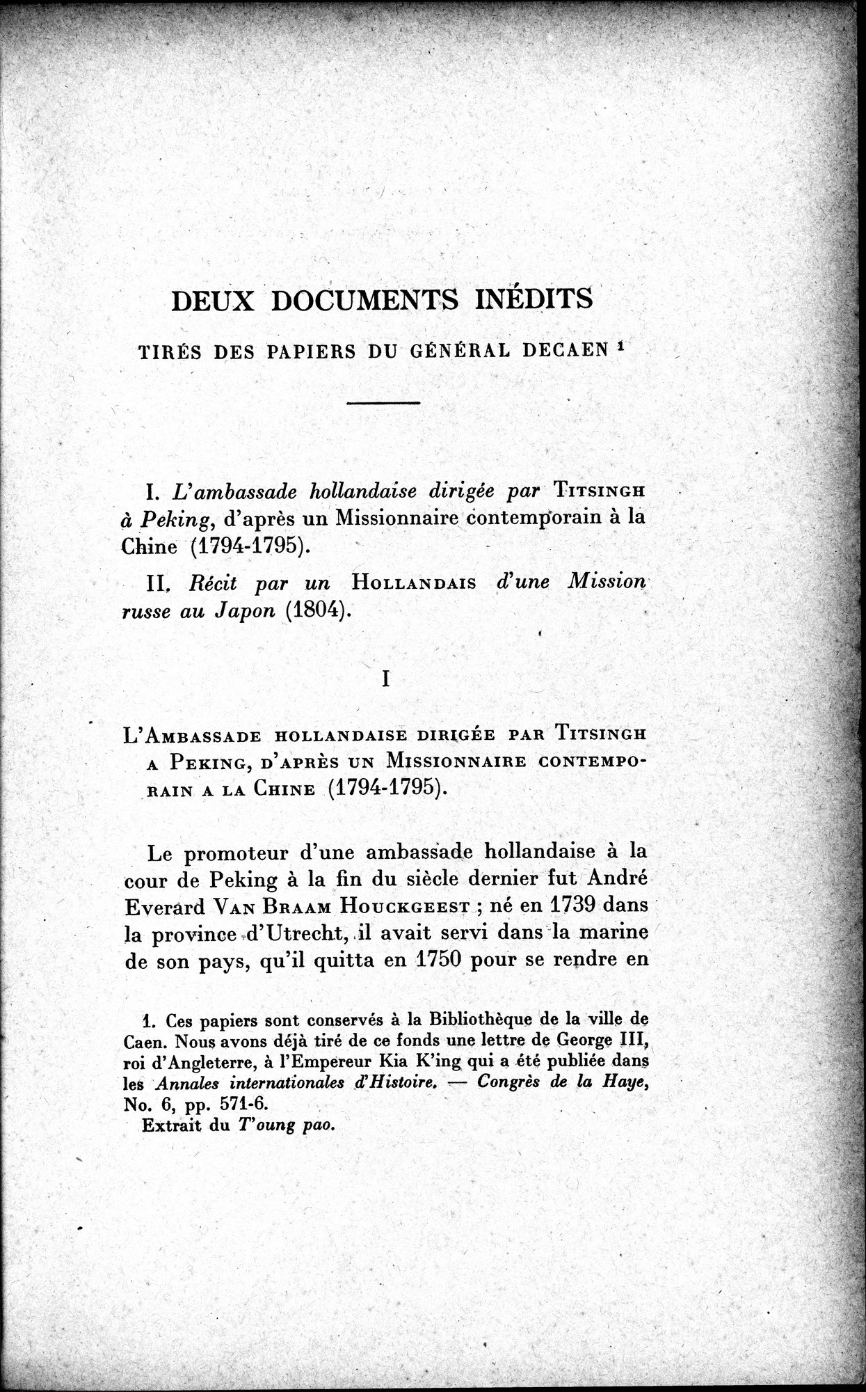 Mélanges d'Histoire et de Géographie Orientales : vol.1 / 209 ページ（白黒高解像度画像）