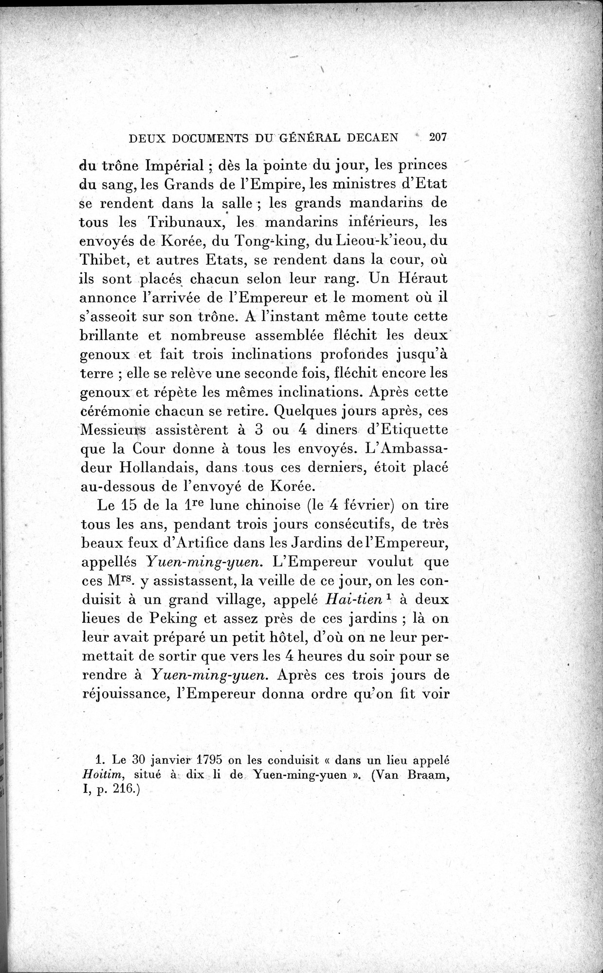 Mélanges d'Histoire et de Géographie Orientales : vol.1 / 215 ページ（白黒高解像度画像）