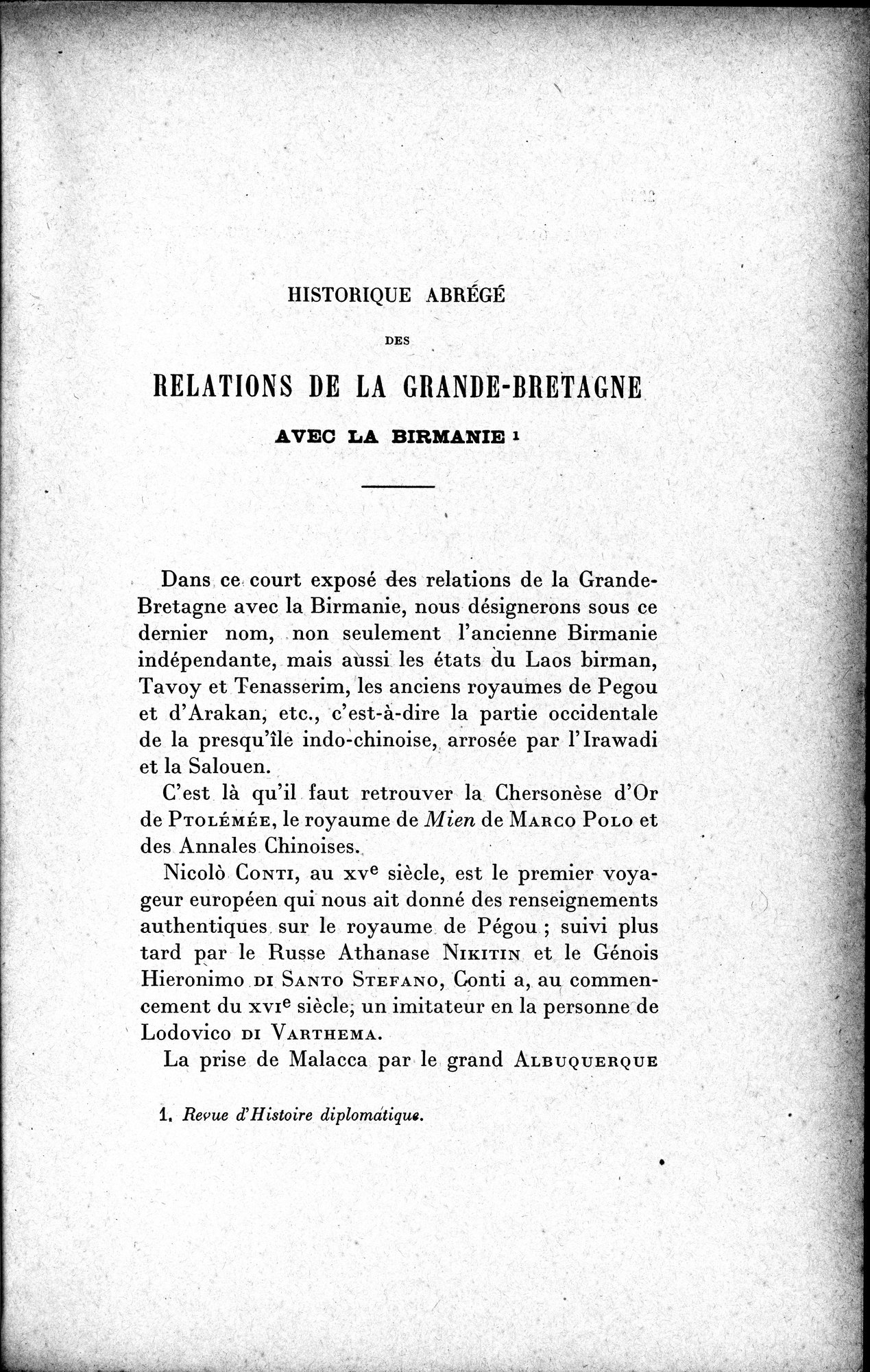 Mélanges d'Histoire et de Géographie Orientales : vol.1 / 229 ページ（白黒高解像度画像）