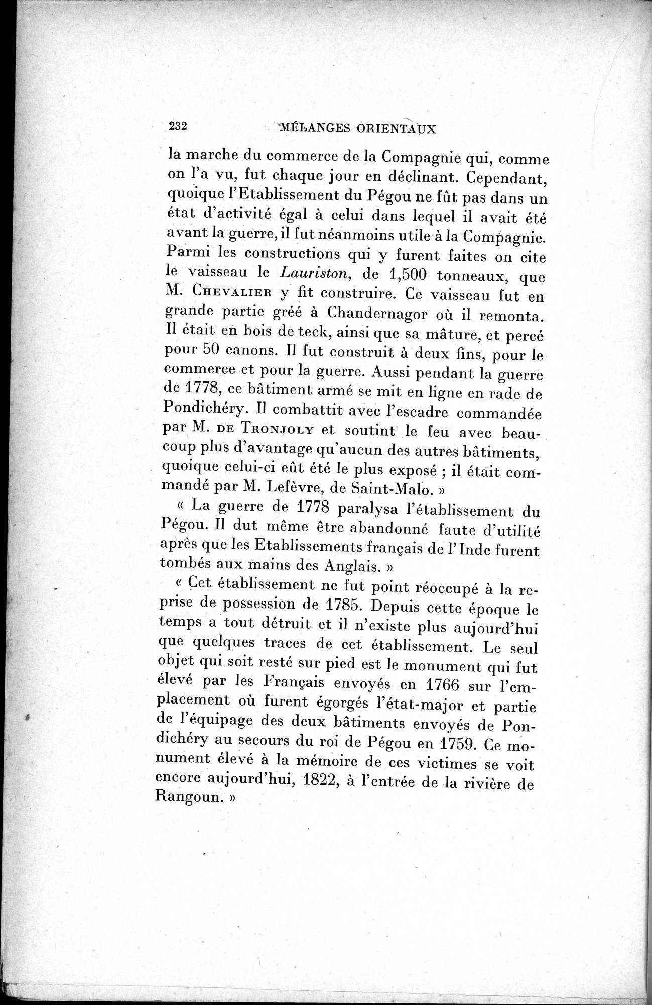Mélanges d'Histoire et de Géographie Orientales : vol.1 / 240 ページ（白黒高解像度画像）