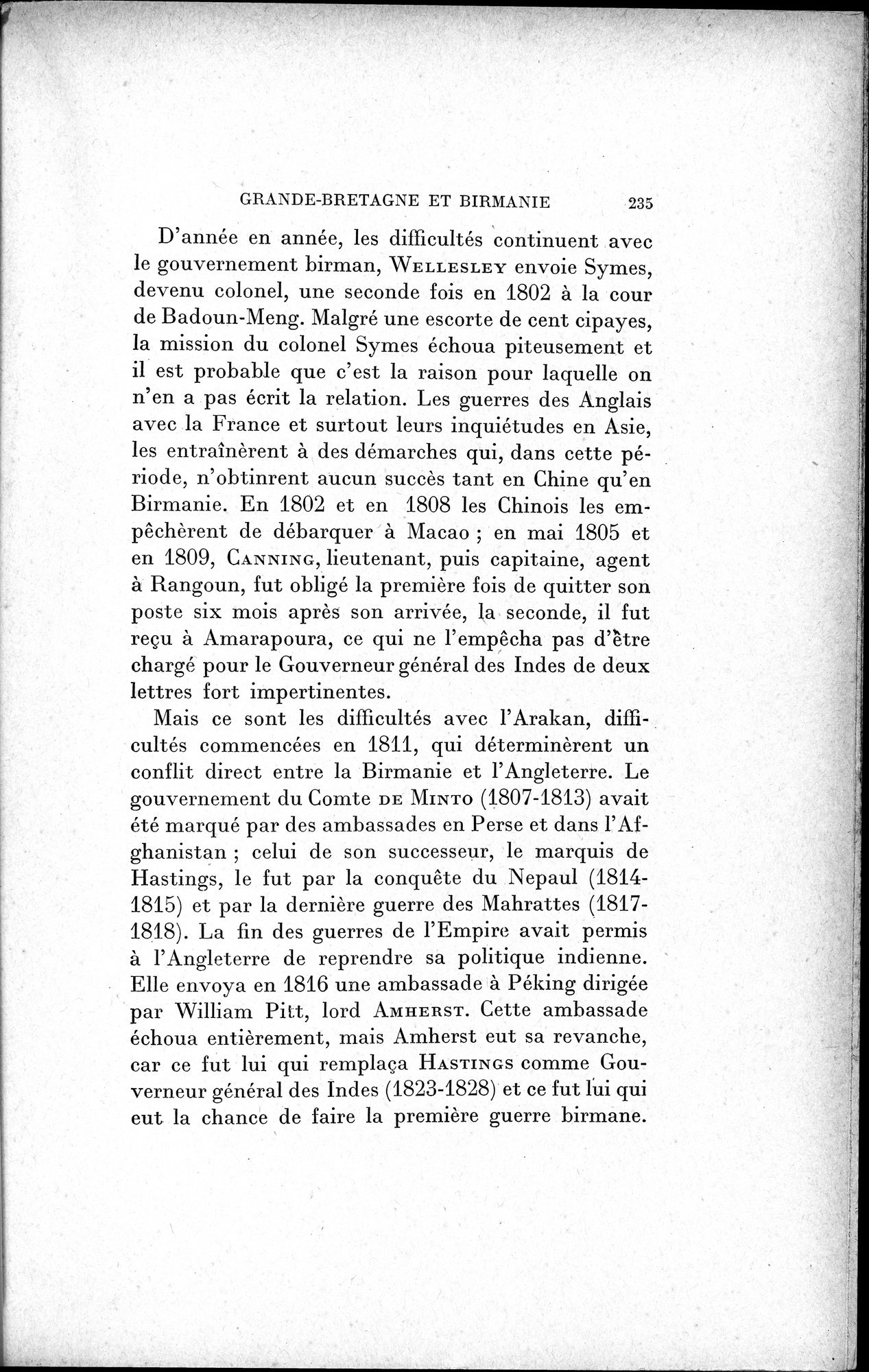Mélanges d'Histoire et de Géographie Orientales : vol.1 / 243 ページ（白黒高解像度画像）