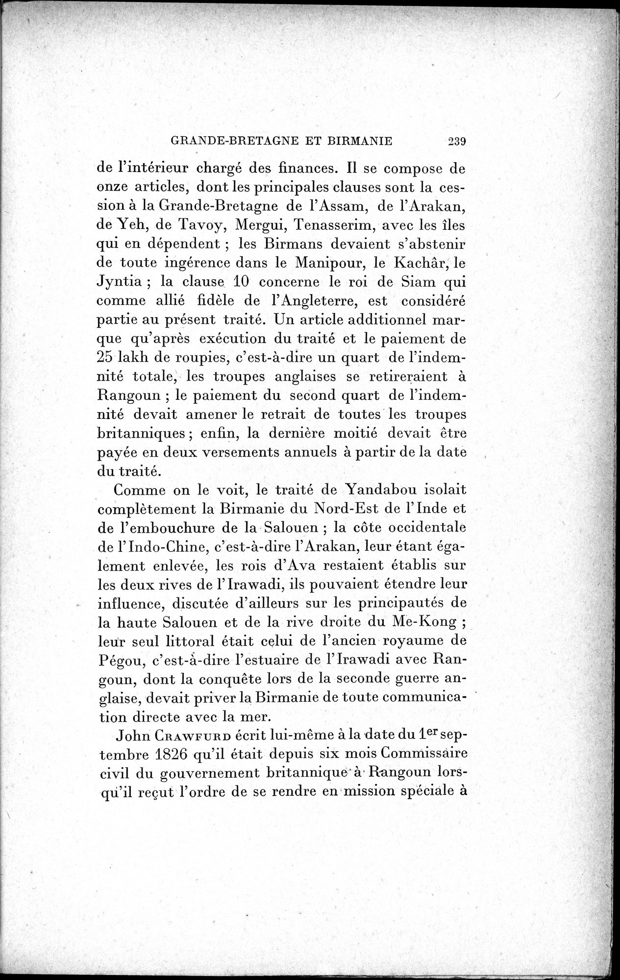 Mélanges d'Histoire et de Géographie Orientales : vol.1 / 247 ページ（白黒高解像度画像）