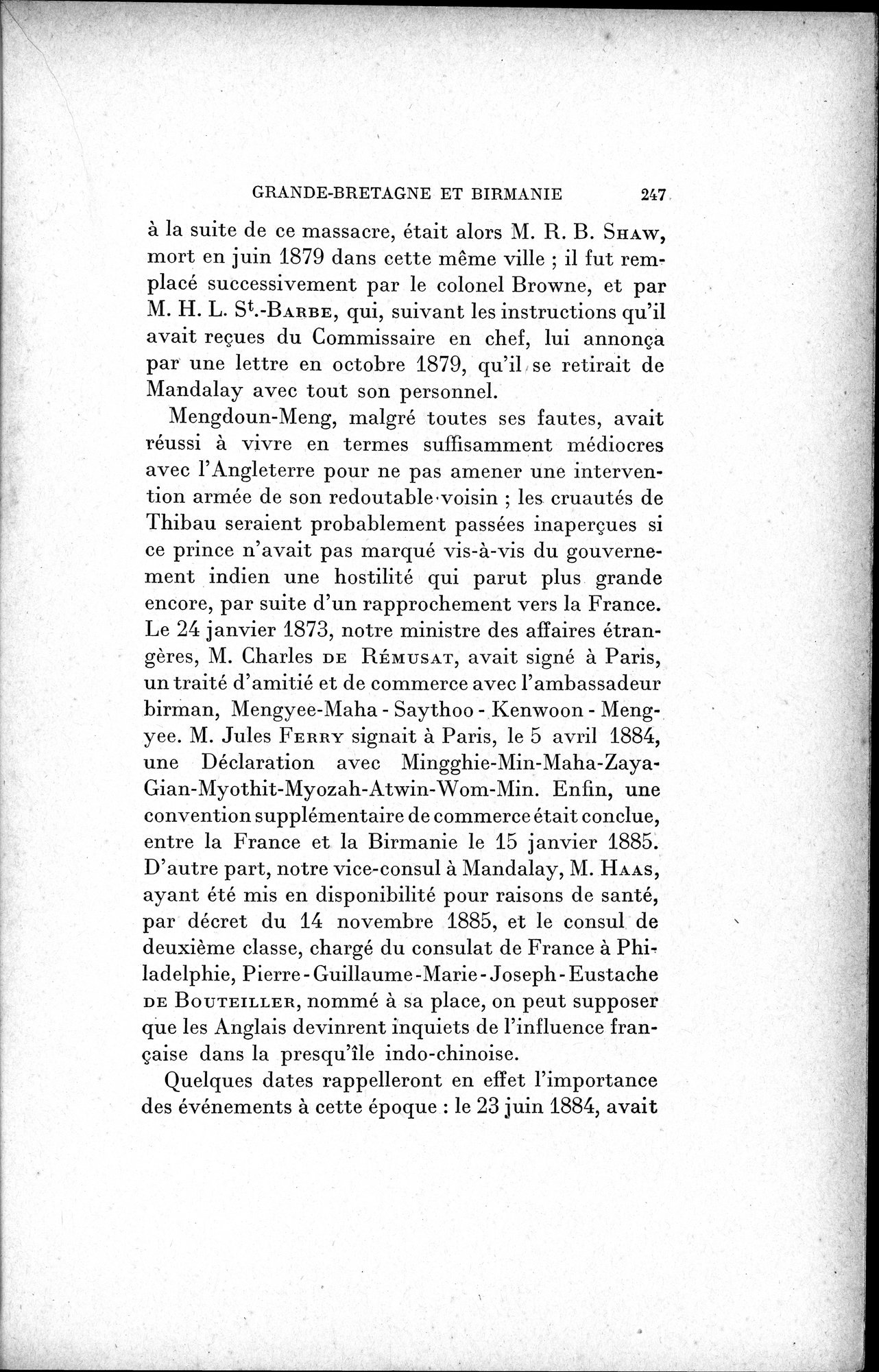 Mélanges d'Histoire et de Géographie Orientales : vol.1 / 255 ページ（白黒高解像度画像）