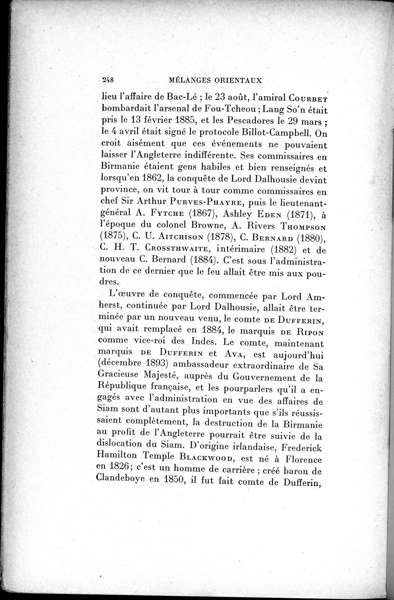 Mélanges d'Histoire et de Géographie Orientales : vol.1 / 256 ページ（白黒高解像度画像）
