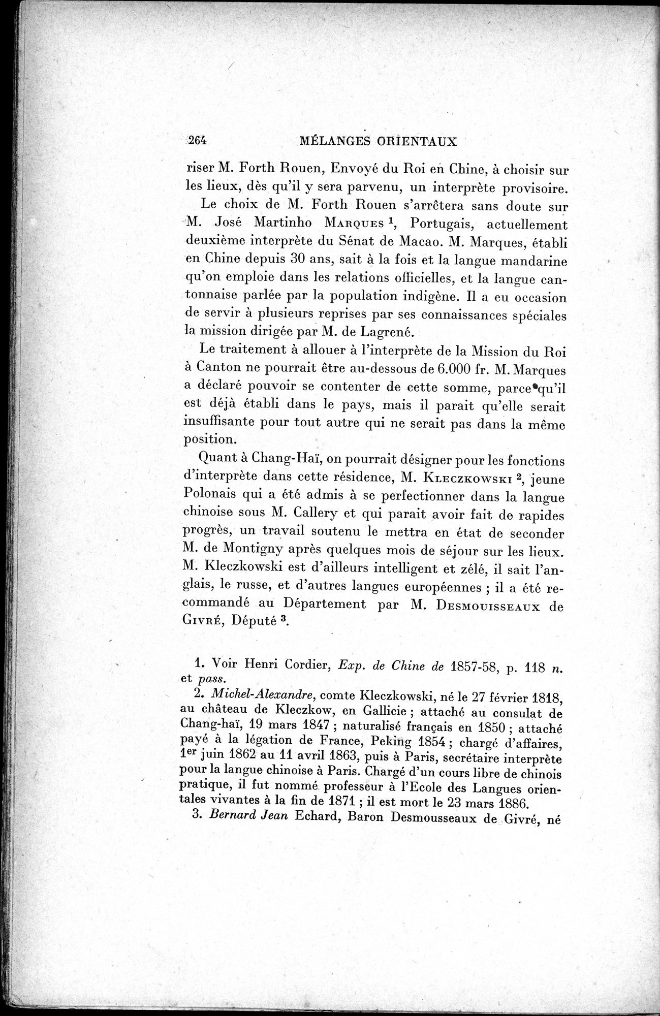 Mélanges d'Histoire et de Géographie Orientales : vol.1 / 272 ページ（白黒高解像度画像）