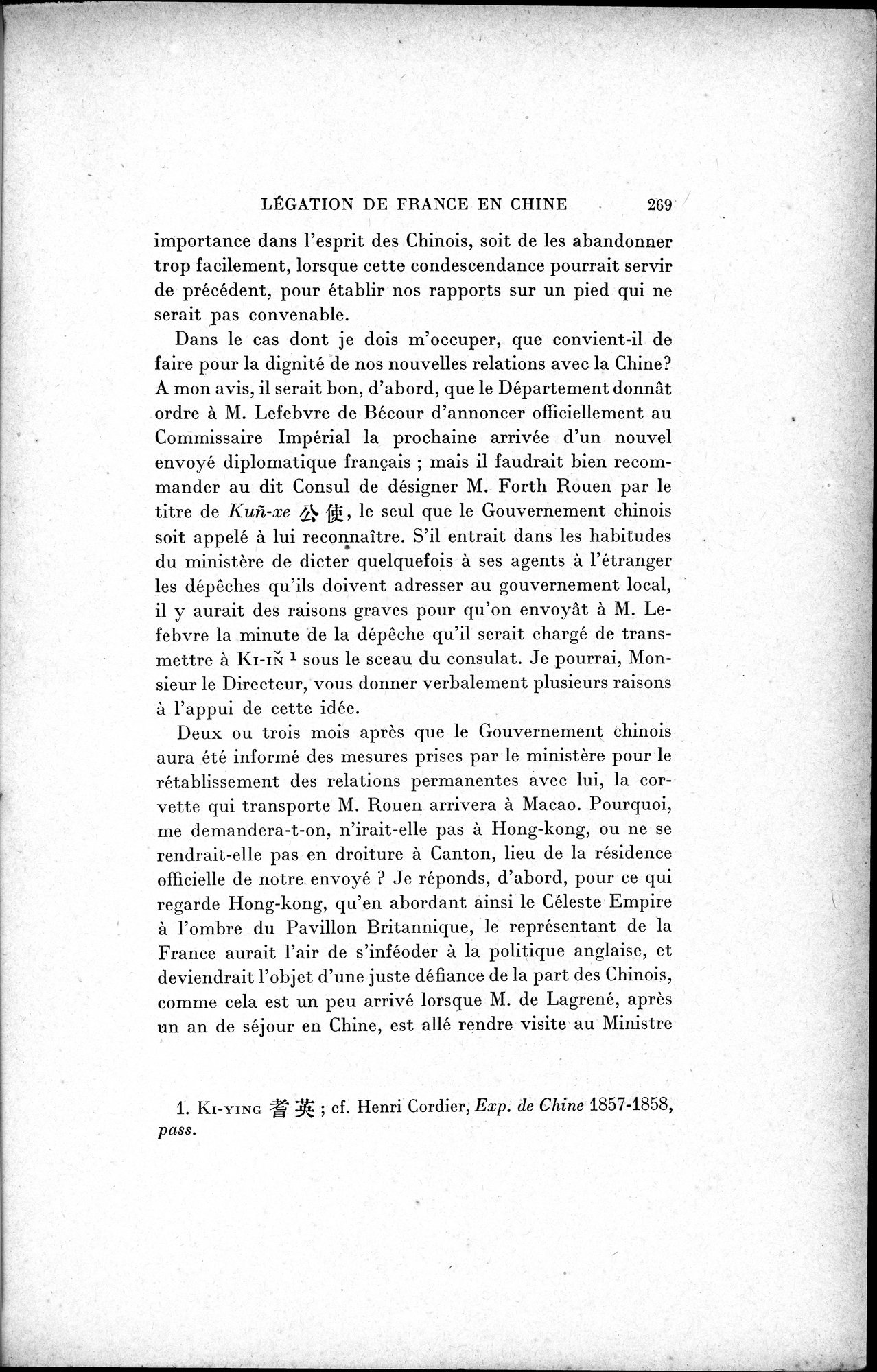 Mélanges d'Histoire et de Géographie Orientales : vol.1 / 277 ページ（白黒高解像度画像）