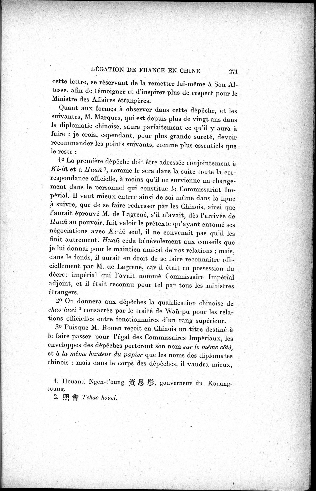 Mélanges d'Histoire et de Géographie Orientales : vol.1 / 279 ページ（白黒高解像度画像）