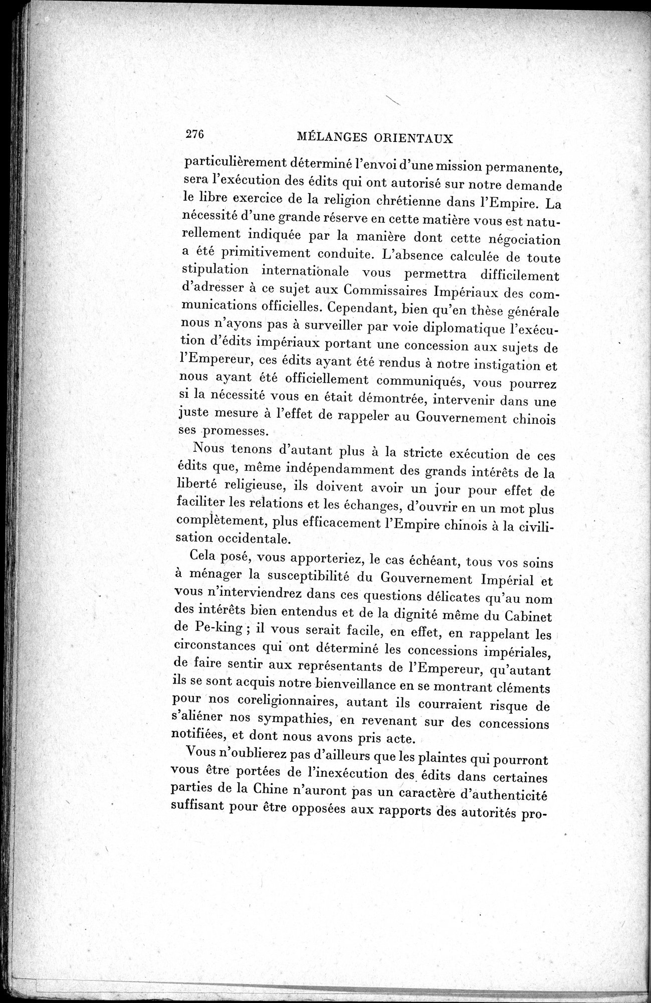 Mélanges d'Histoire et de Géographie Orientales : vol.1 / 284 ページ（白黒高解像度画像）