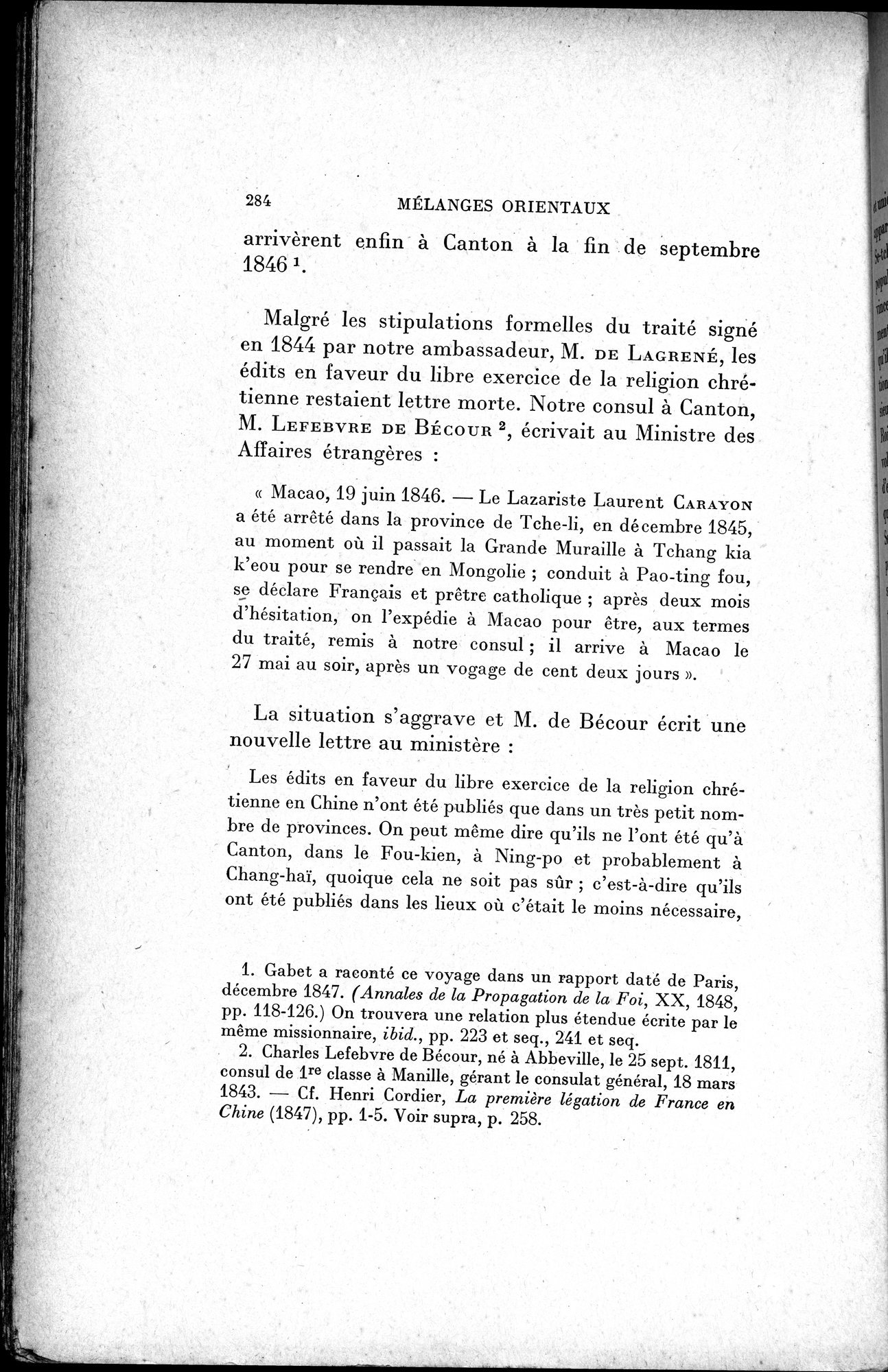 Mélanges d'Histoire et de Géographie Orientales : vol.1 / 292 ページ（白黒高解像度画像）