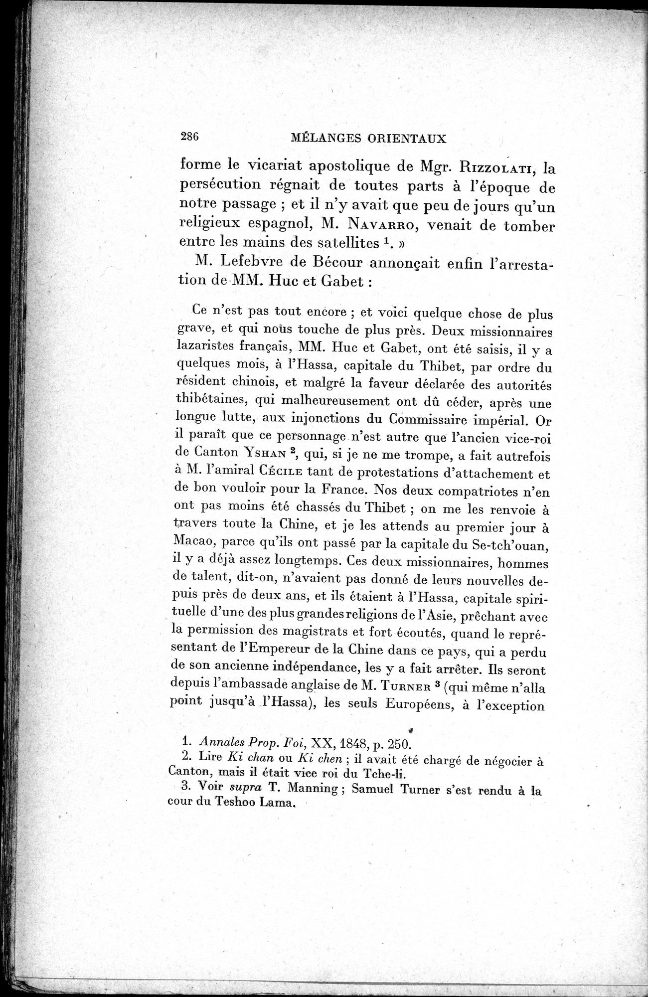 Mélanges d'Histoire et de Géographie Orientales : vol.1 / 294 ページ（白黒高解像度画像）