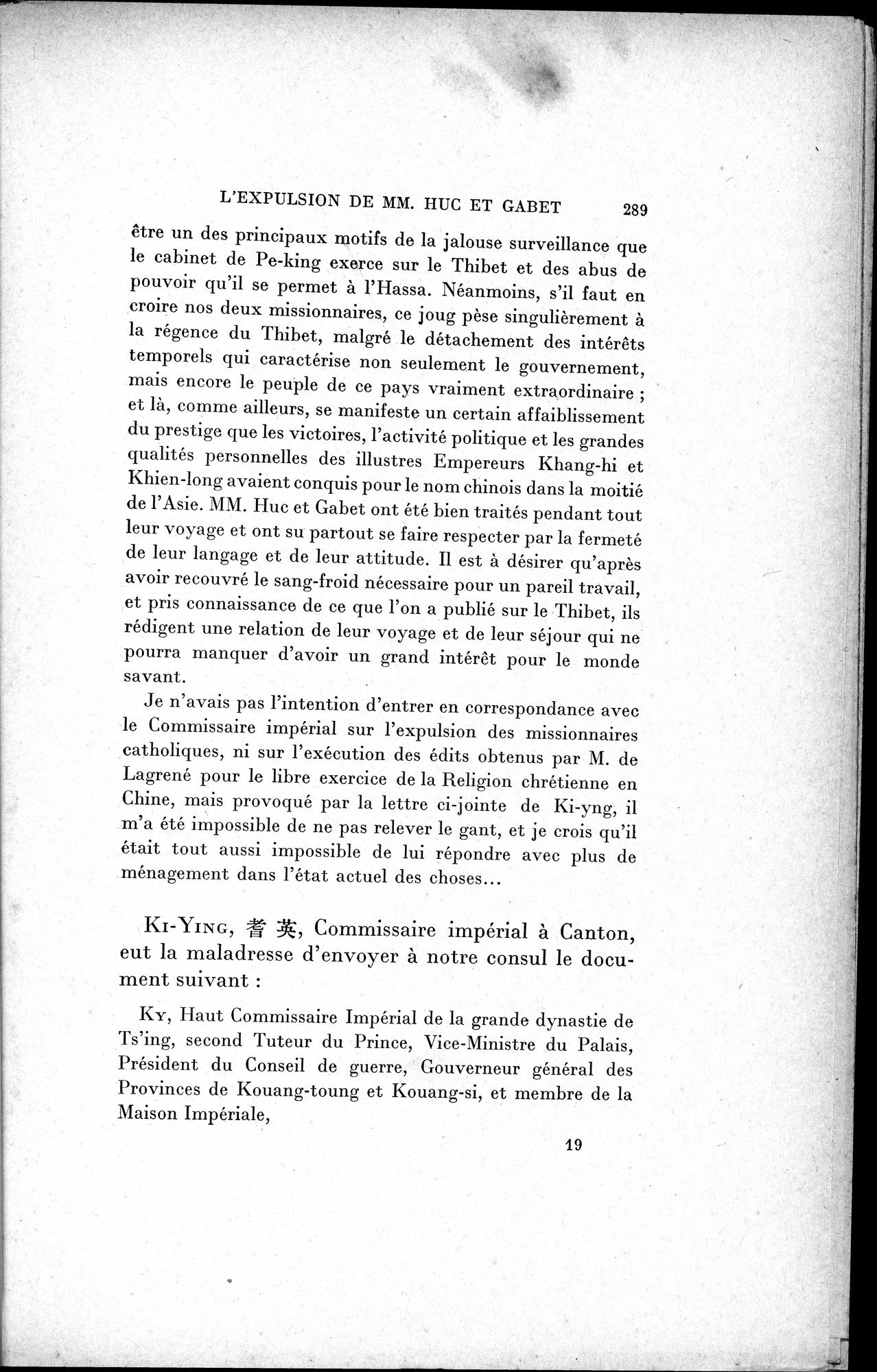 Mélanges d'Histoire et de Géographie Orientales : vol.1 / 297 ページ（白黒高解像度画像）