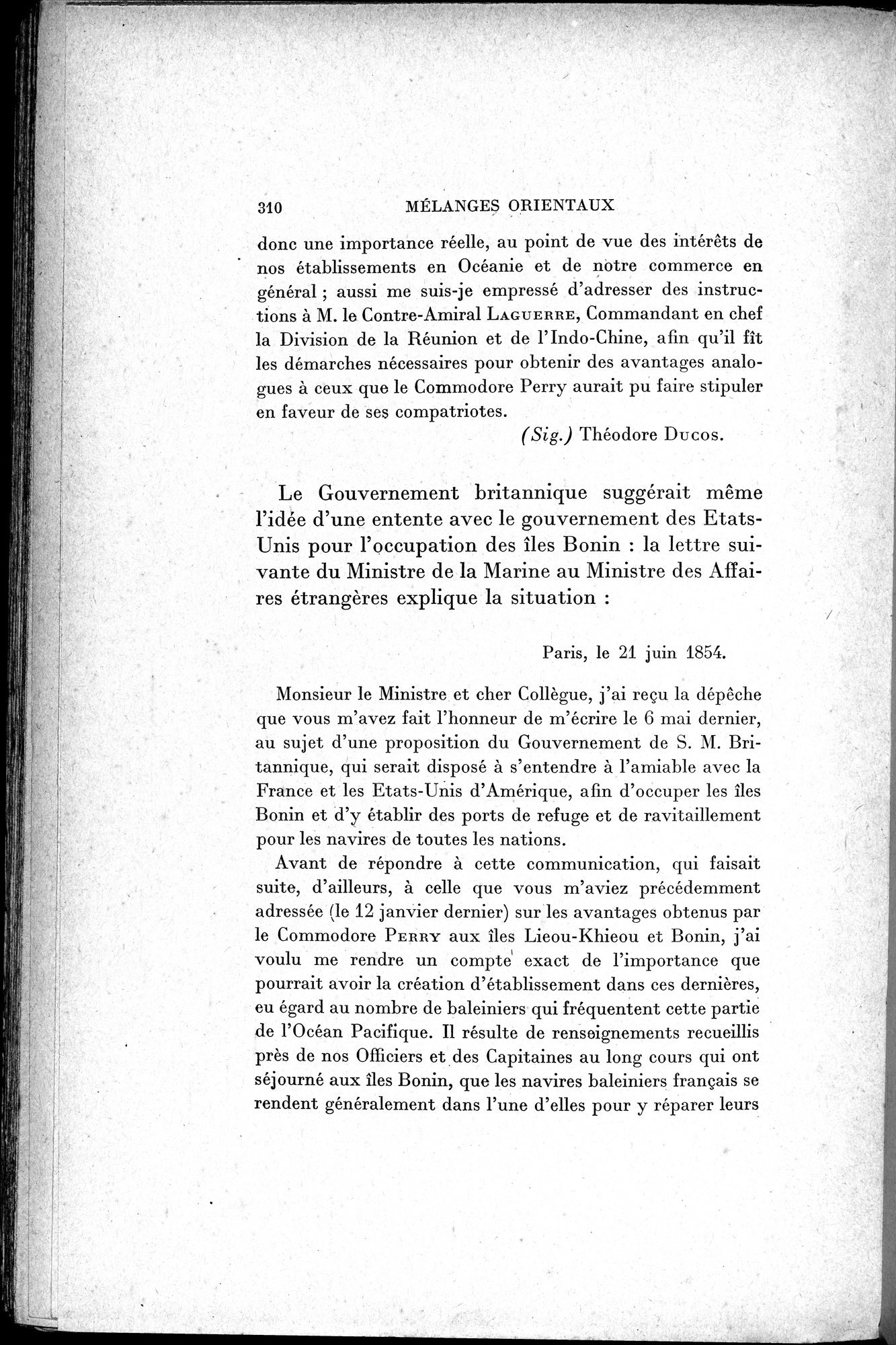 Mélanges d'Histoire et de Géographie Orientales : vol.1 / 318 ページ（白黒高解像度画像）