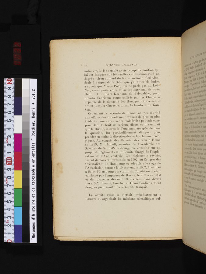 Mélanges d'Histoire et de Géographie Orientales : vol.2 / 32 ページ（カラー画像）