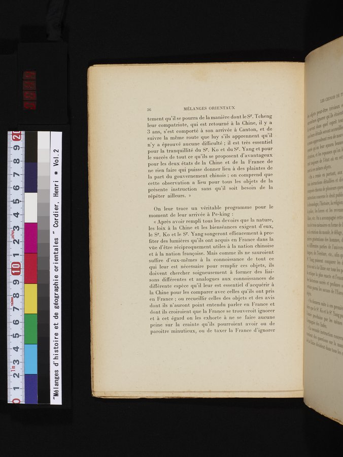 Mélanges d'Histoire et de Géographie Orientales : vol.2 / 44 ページ（カラー画像）