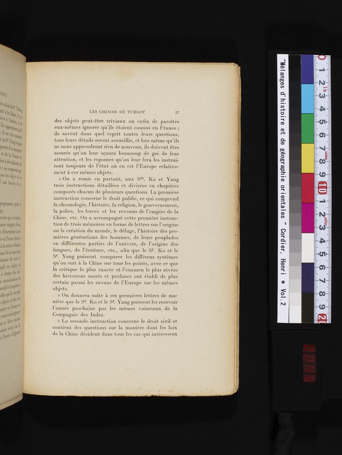 Mélanges d'Histoire et de Géographie Orientales : vol.2 / 45 ページ（カラー画像）