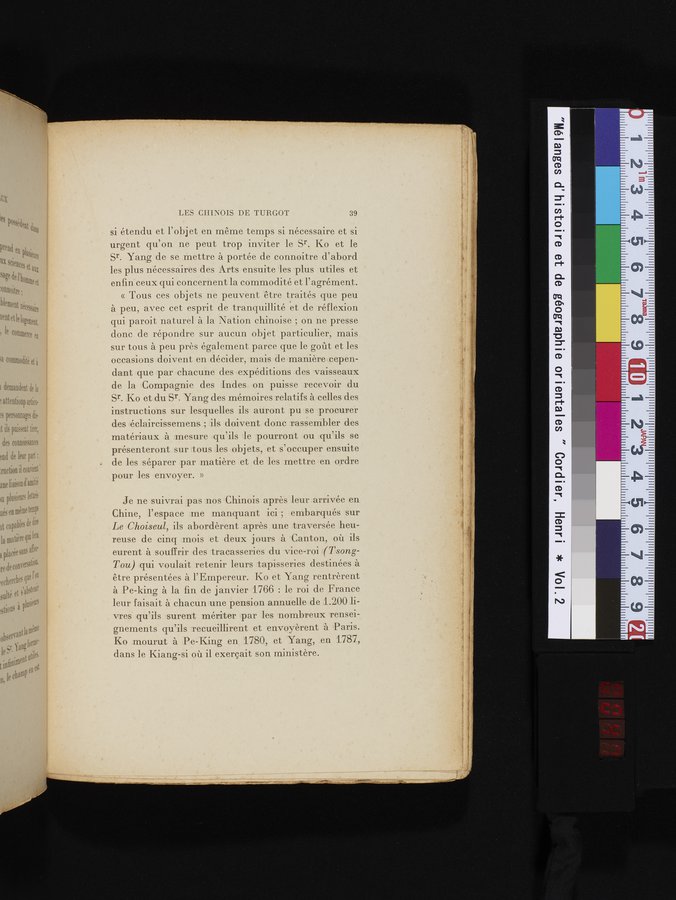 Mélanges d'Histoire et de Géographie Orientales : vol.2 / 47 ページ（カラー画像）